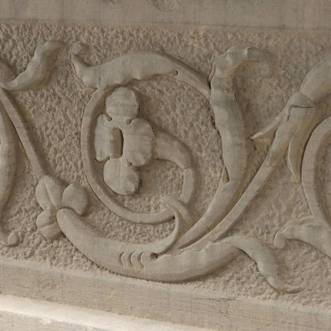 Renaissance Fireplace Architrave in Pietra Serena
