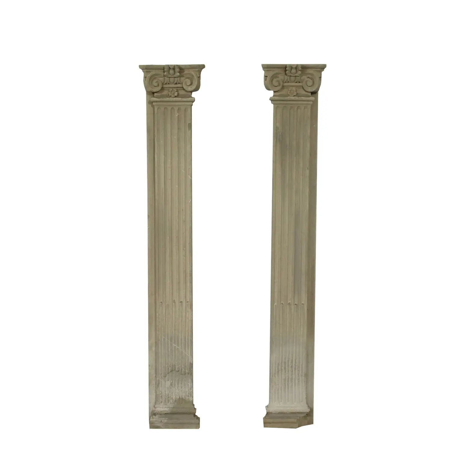Pair of Renaissance Pilasters in Pietra Serena