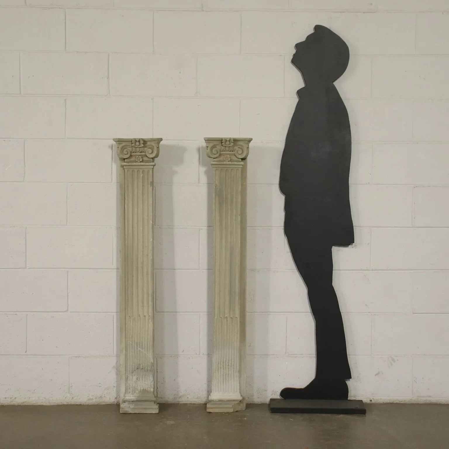 Pair of Renaissance Pilasters in Pietra Serena