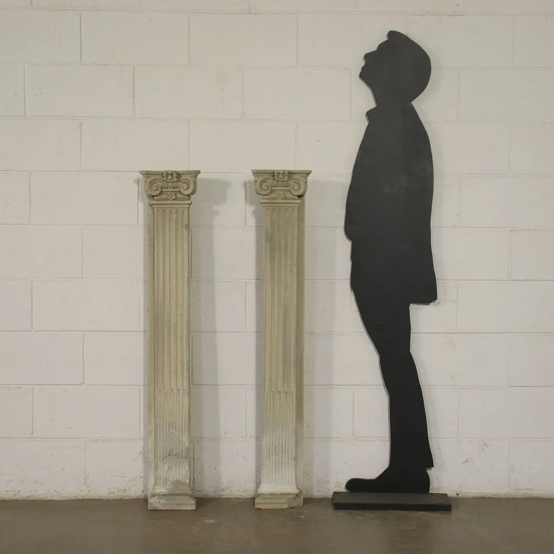 Pair of Renaissance Pilasters in Pietra Serena
