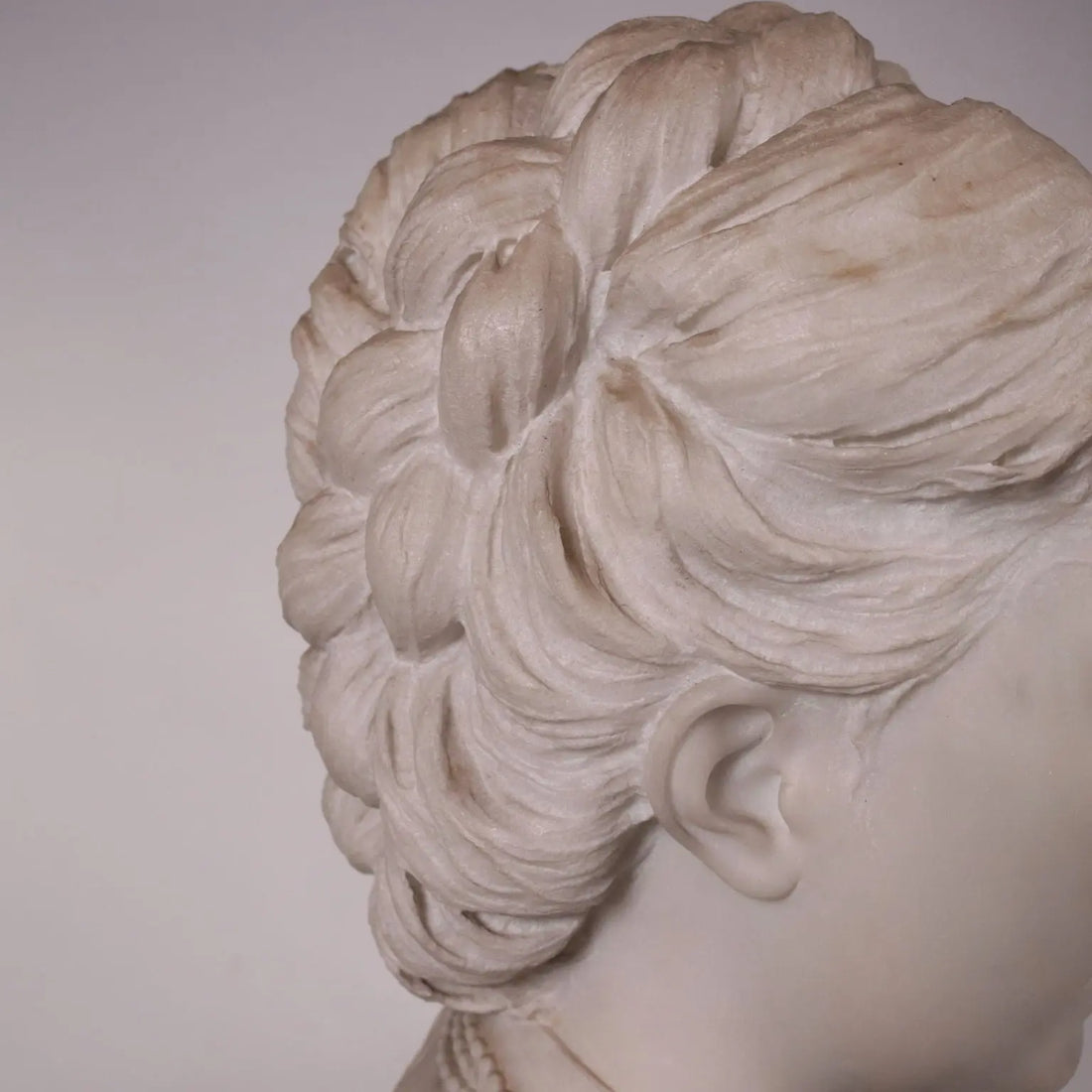 Bust Of A Woman White Carrara Marble Italy Second Half 19th Century | Art | Antique Art
