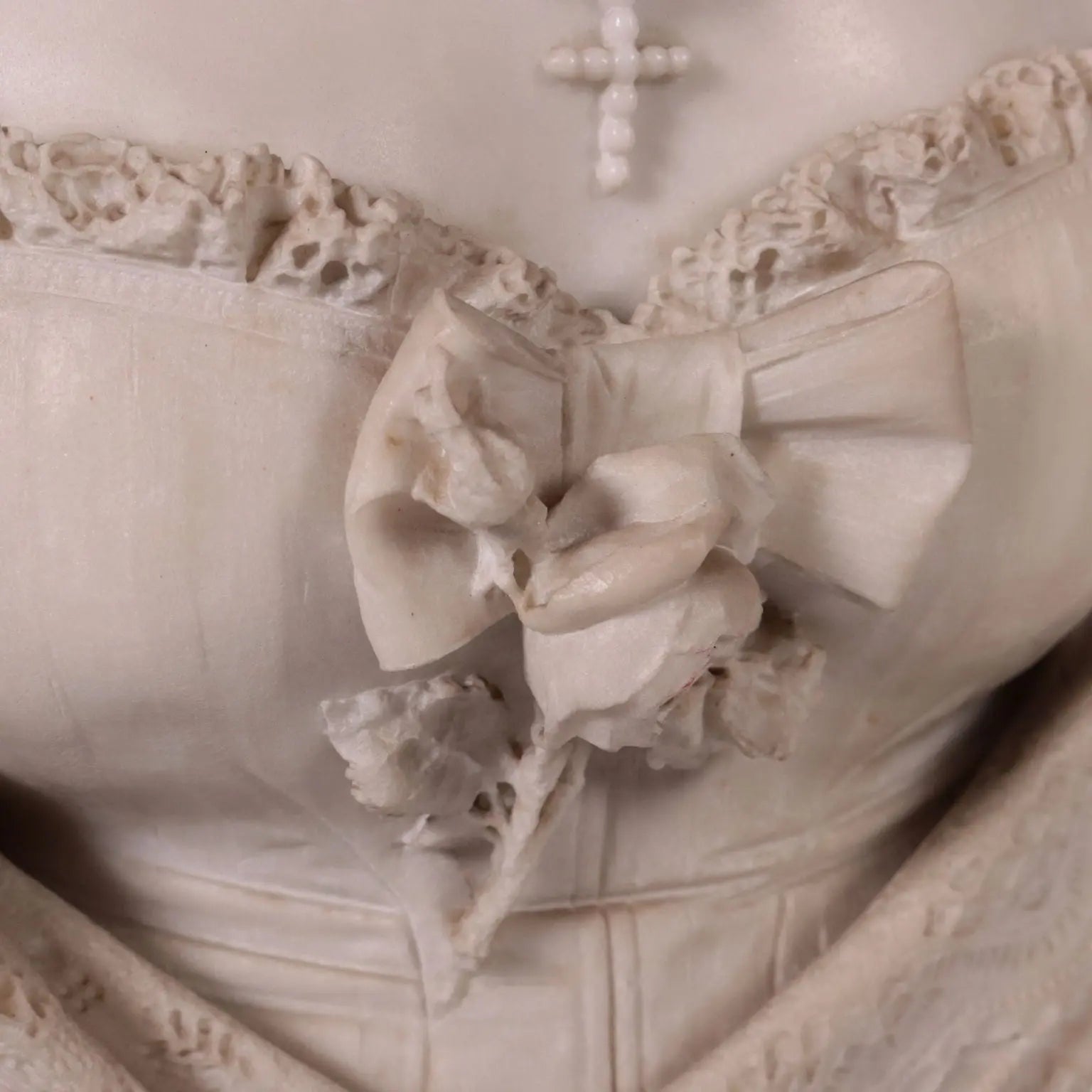 Bust Of A Woman White Carrara Marble Italy Second Half 19th Century | Art | Antique Art