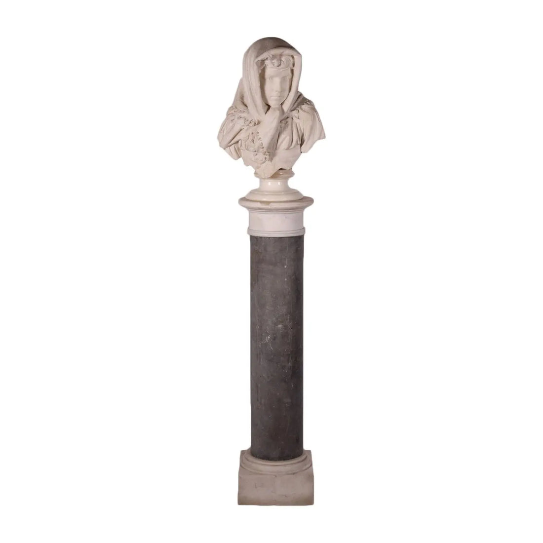 Portrait Of A Young Girl Marble Florence Tuscany 1894 | Art | Antique Art