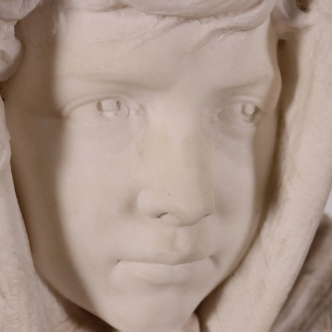 Portrait Of A Young Girl Marble Florence Tuscany 1894 | Art | Antique Art