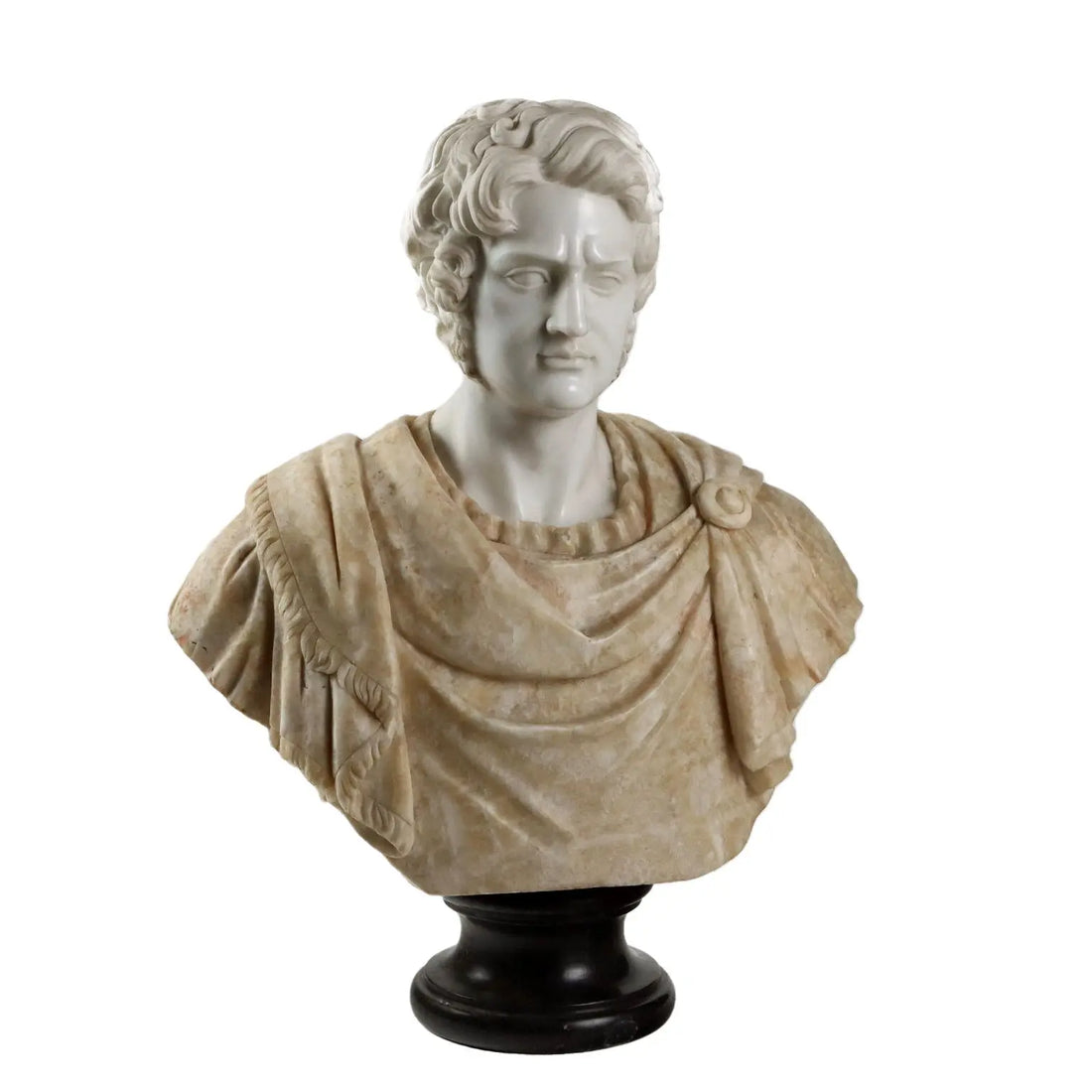 Bust of a Roman Emperor White Marble Italy XX Century - Italy, Mid XX Century | Art | Antique Art