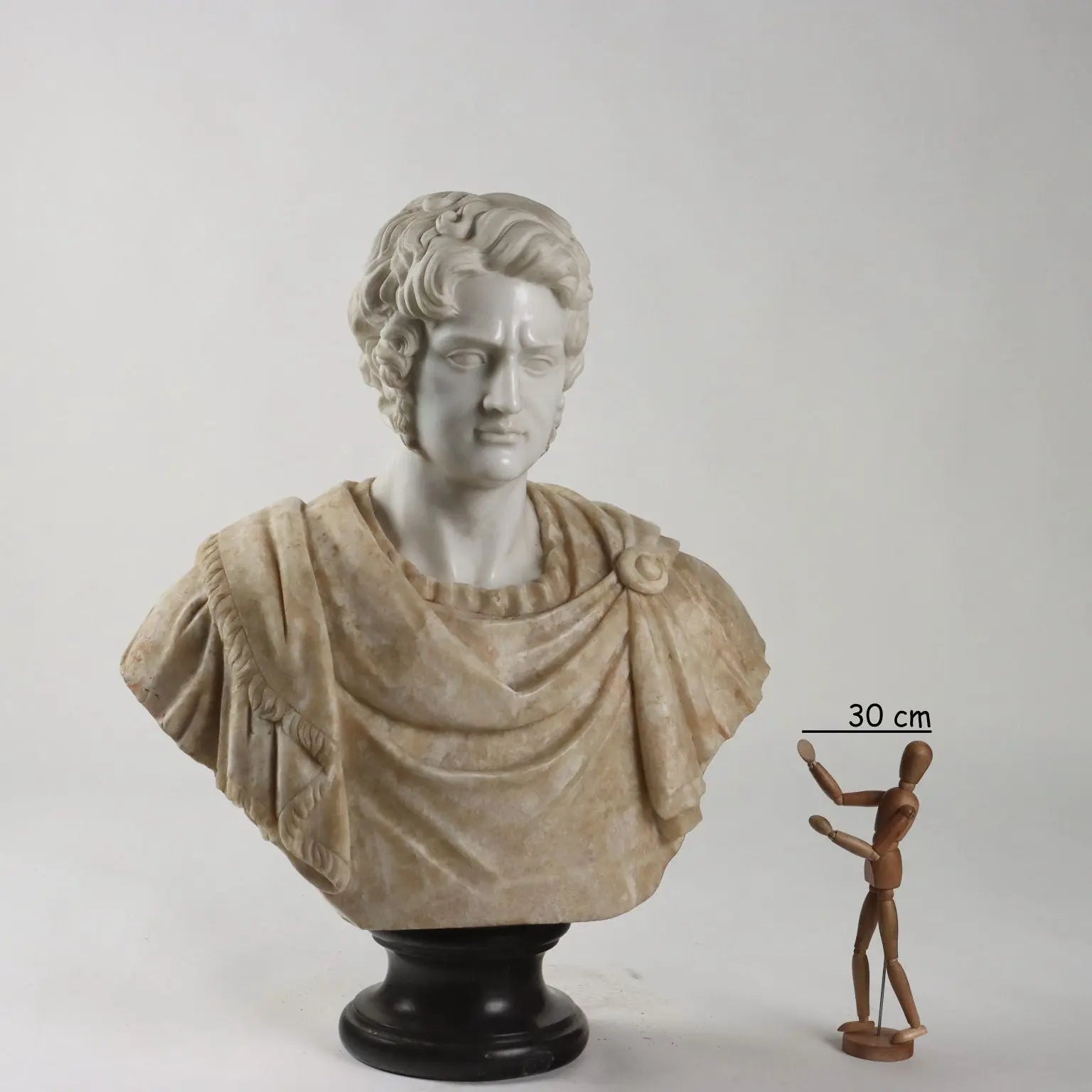 Bust of a Roman Emperor White Marble Italy XX Century - Italy, Mid XX Century | Art | Antique Art