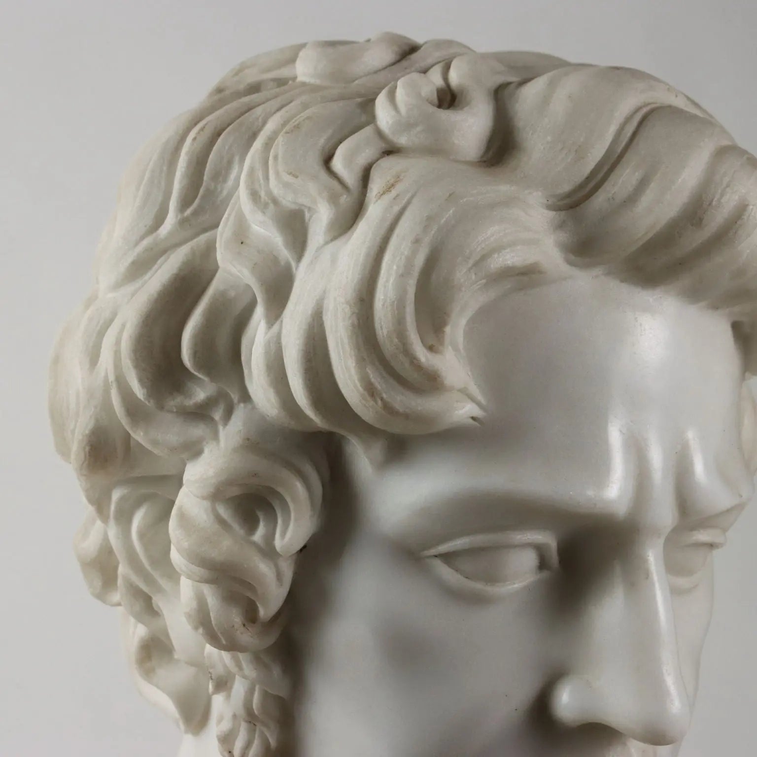 Bust of a Roman Emperor White Marble Italy XX Century - Italy, Mid XX Century | Art | Antique Art