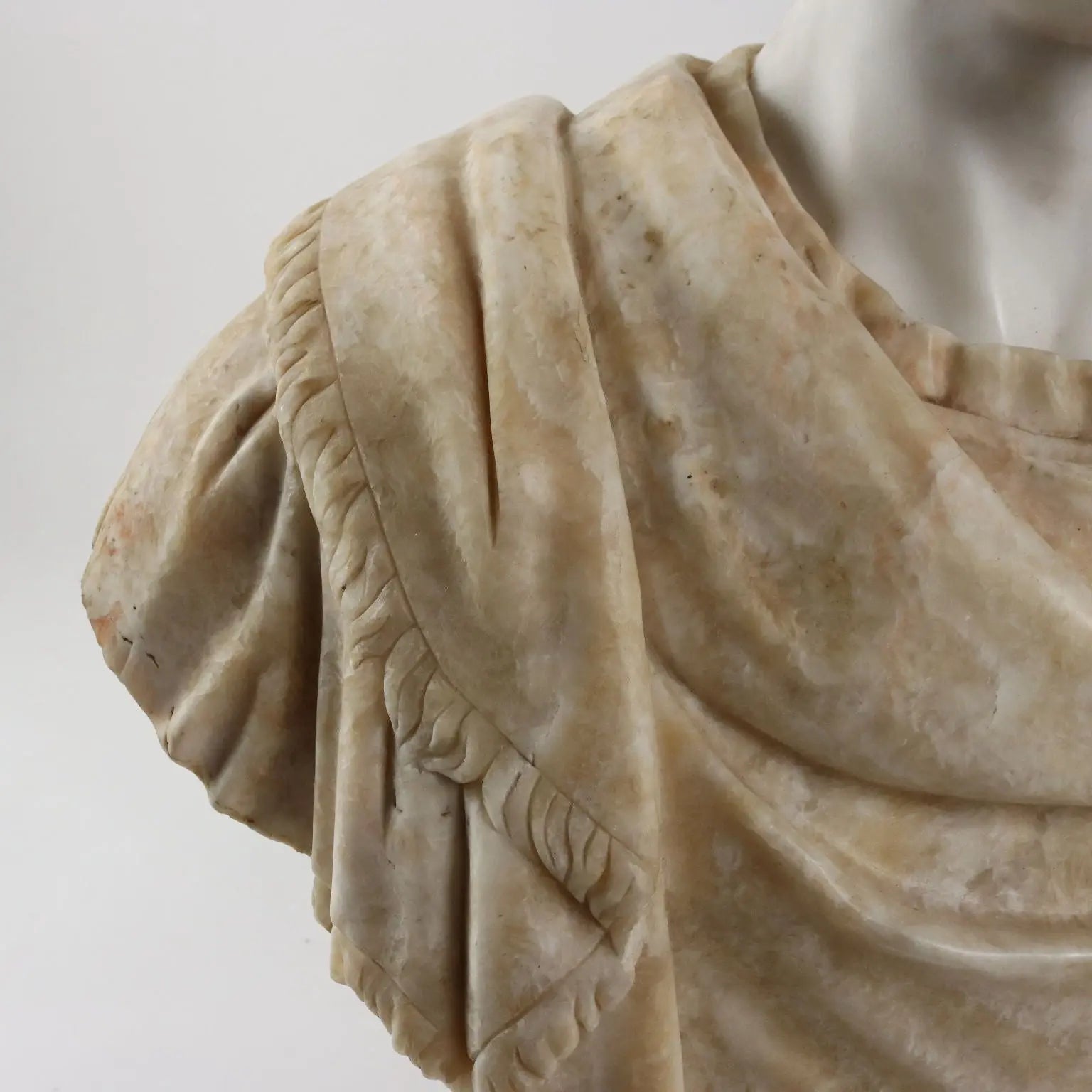 Bust of a Roman Emperor White Marble Italy XX Century - Italy, Mid XX Century | Art | Antique Art