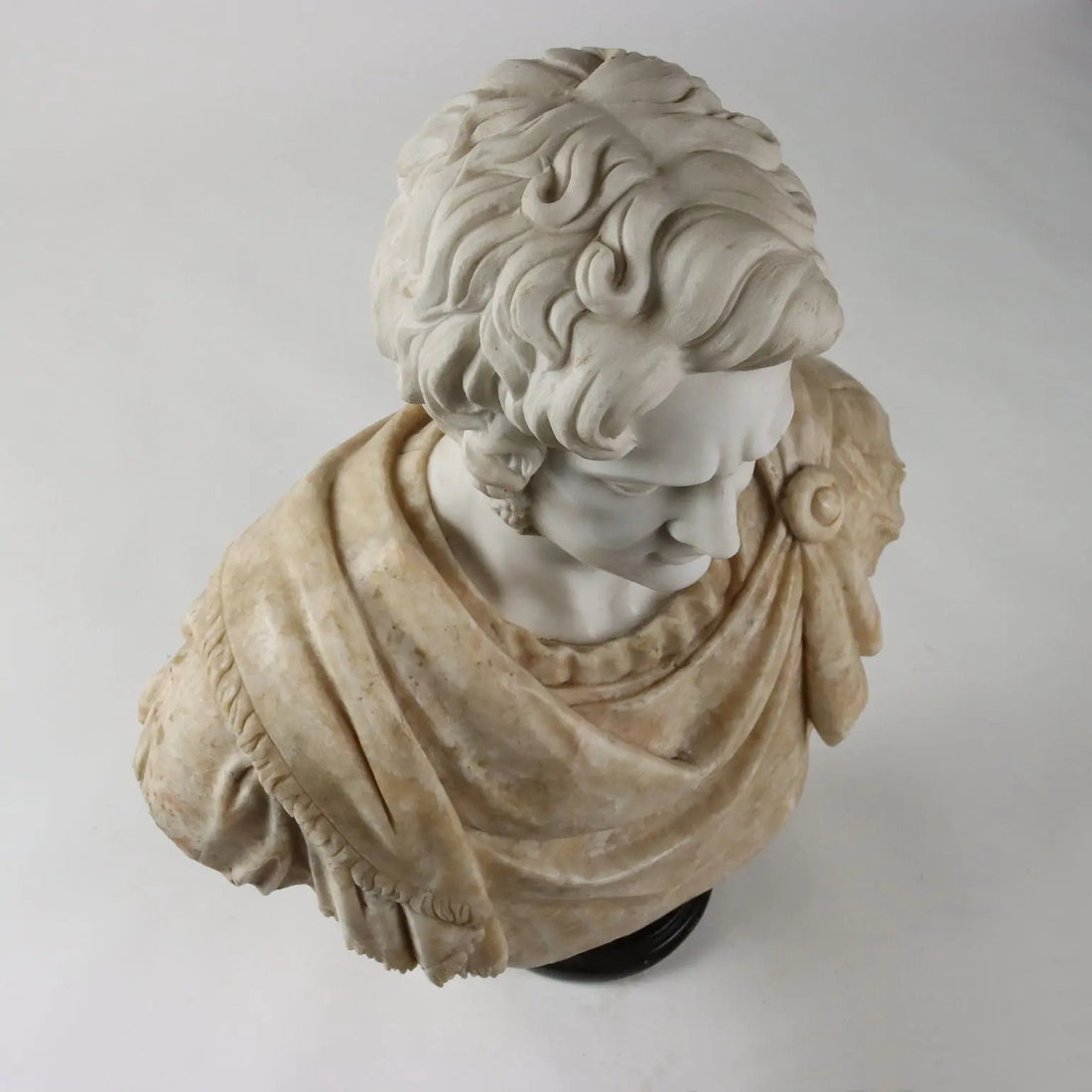Bust of a Roman Emperor White Marble Italy XX Century - Italy, Mid XX Century | Art | Antique Art