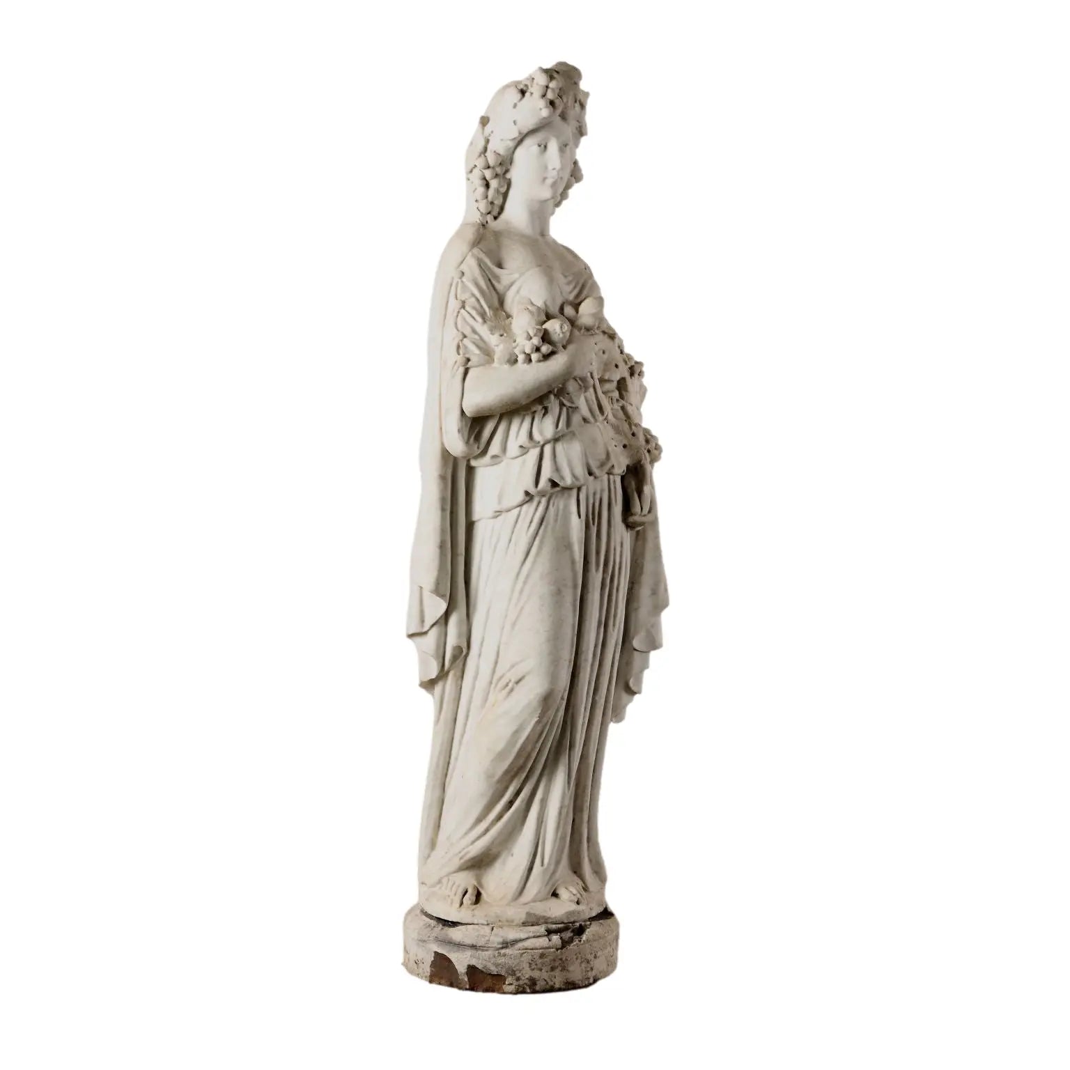 The Allegory of Autumn White Marble Italy XIX Century - Italy, Half XIX Century | Art | Antique Art