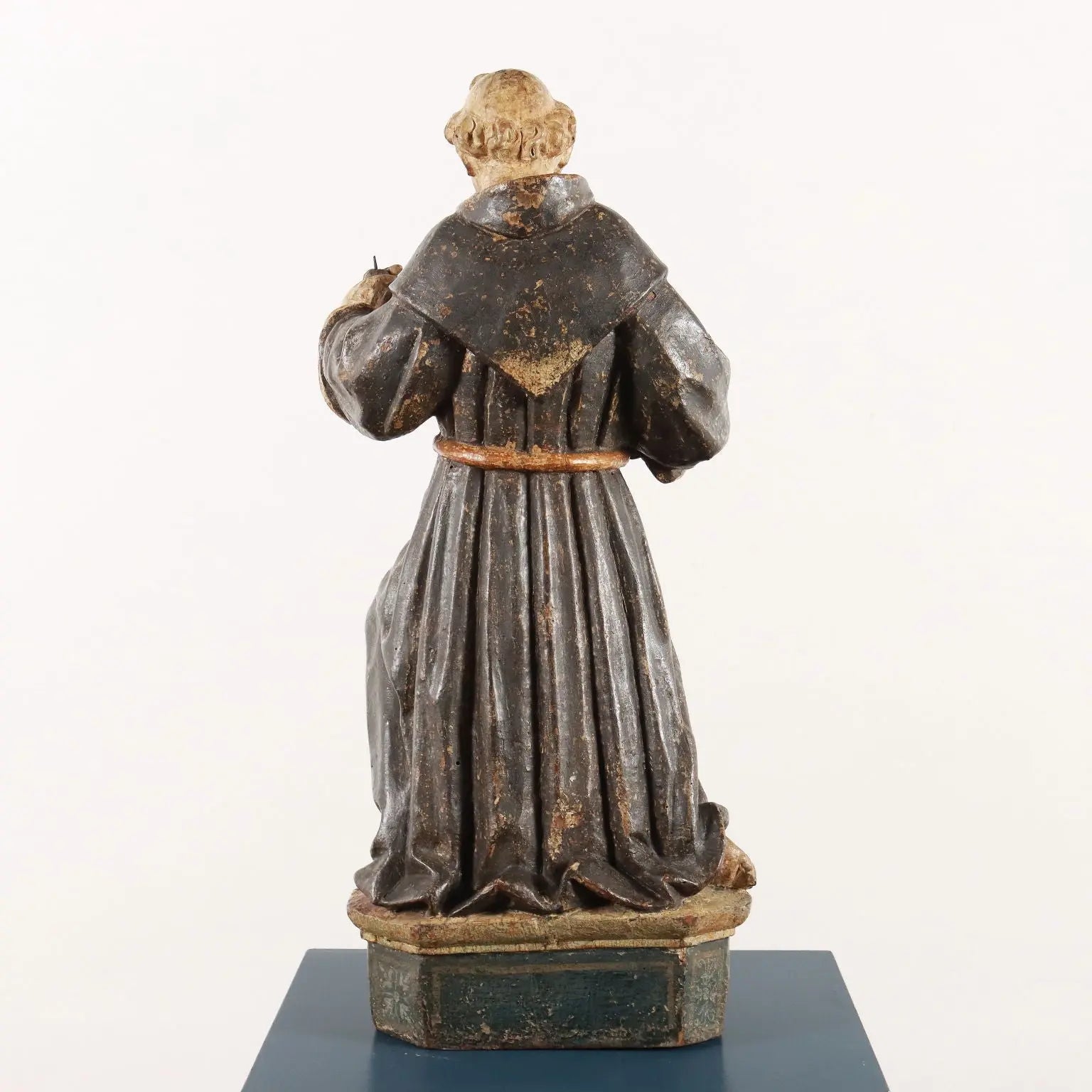 Ancient Sculpture St. Pascal Baylon Linden XVII Century - Lombardo-Veneto | Art | Antique Art