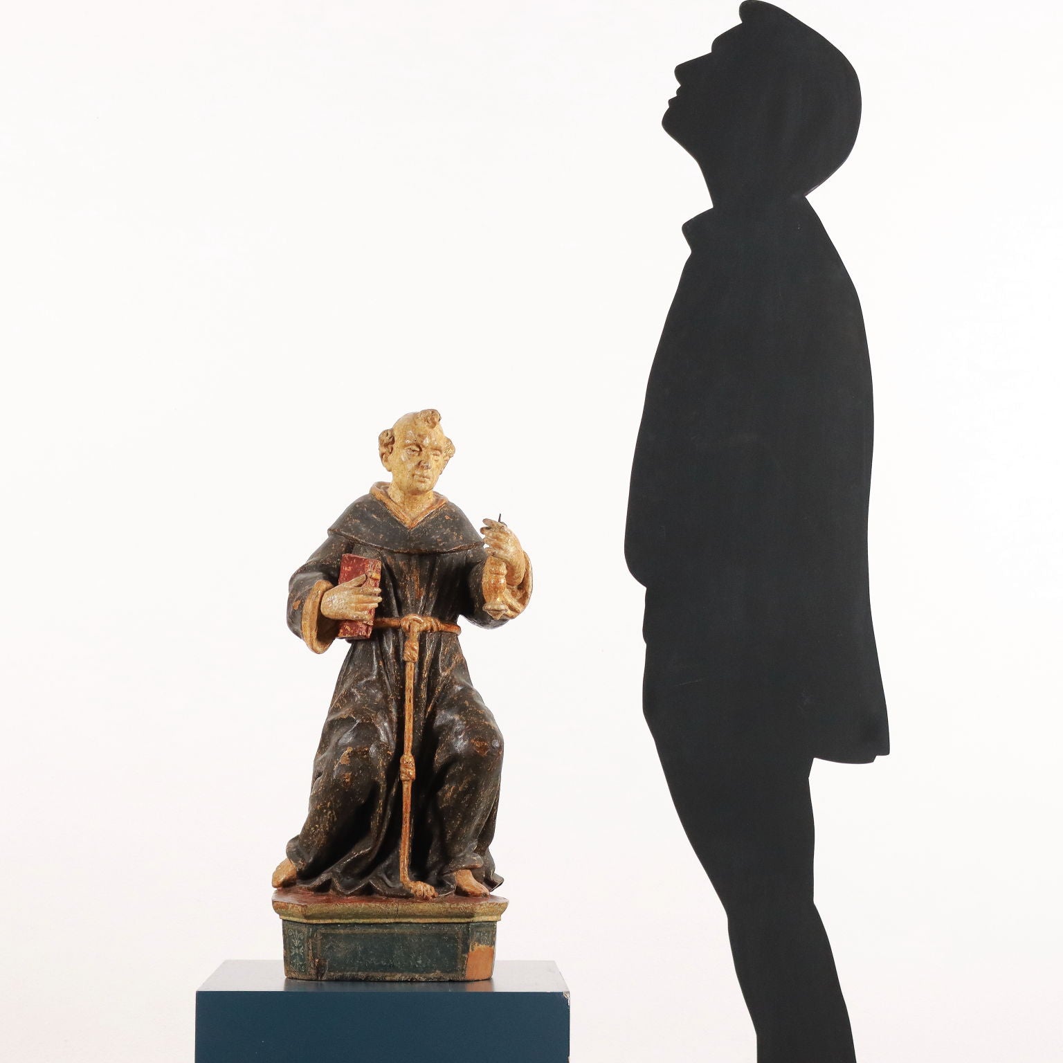 Ancient Sculpture St. Pascal Baylon Linden XVII Century - Lombardo-Veneto | Art  Antique Art