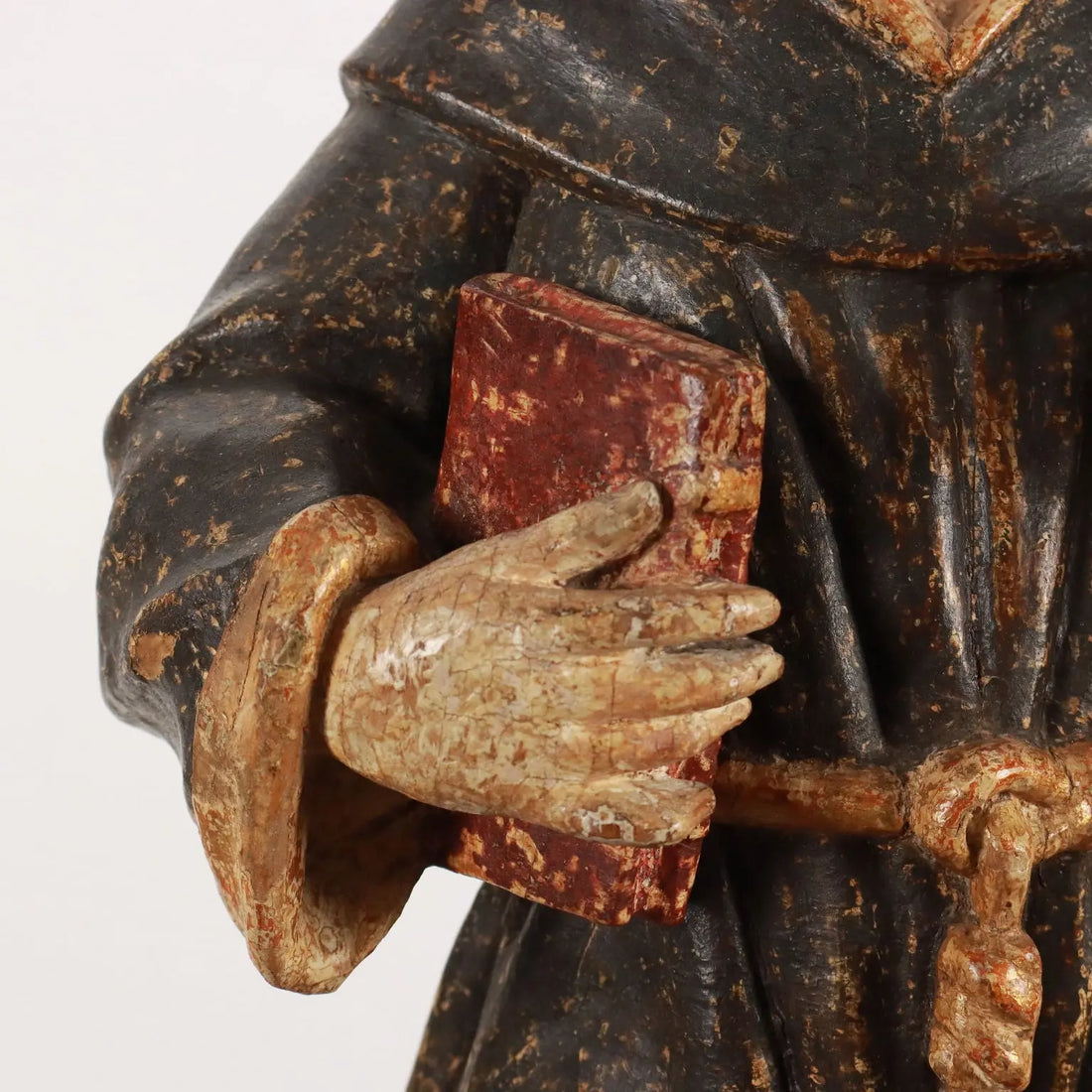 Ancient Sculpture St. Pascal Baylon Linden XVII Century - Lombardo-Veneto | Art | Antique Art