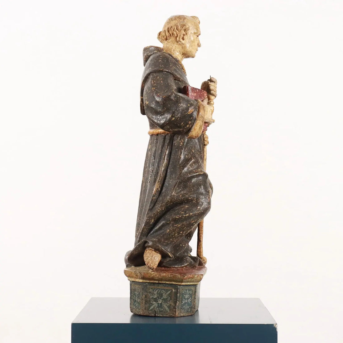 Ancient Sculpture St. Pascal Baylon Linden XVII Century - Lombardo-Veneto | Art | Antique Art