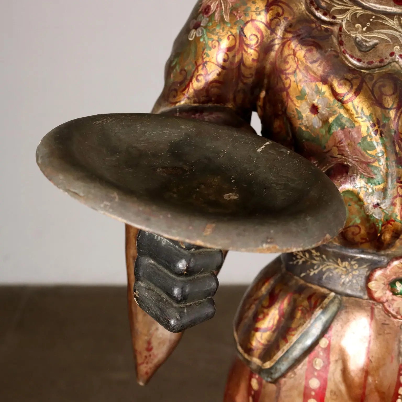 Antique Candle-Holders Painted Wood Italy XIX Century - Venice, Early XIX Century | Art | Antique Art