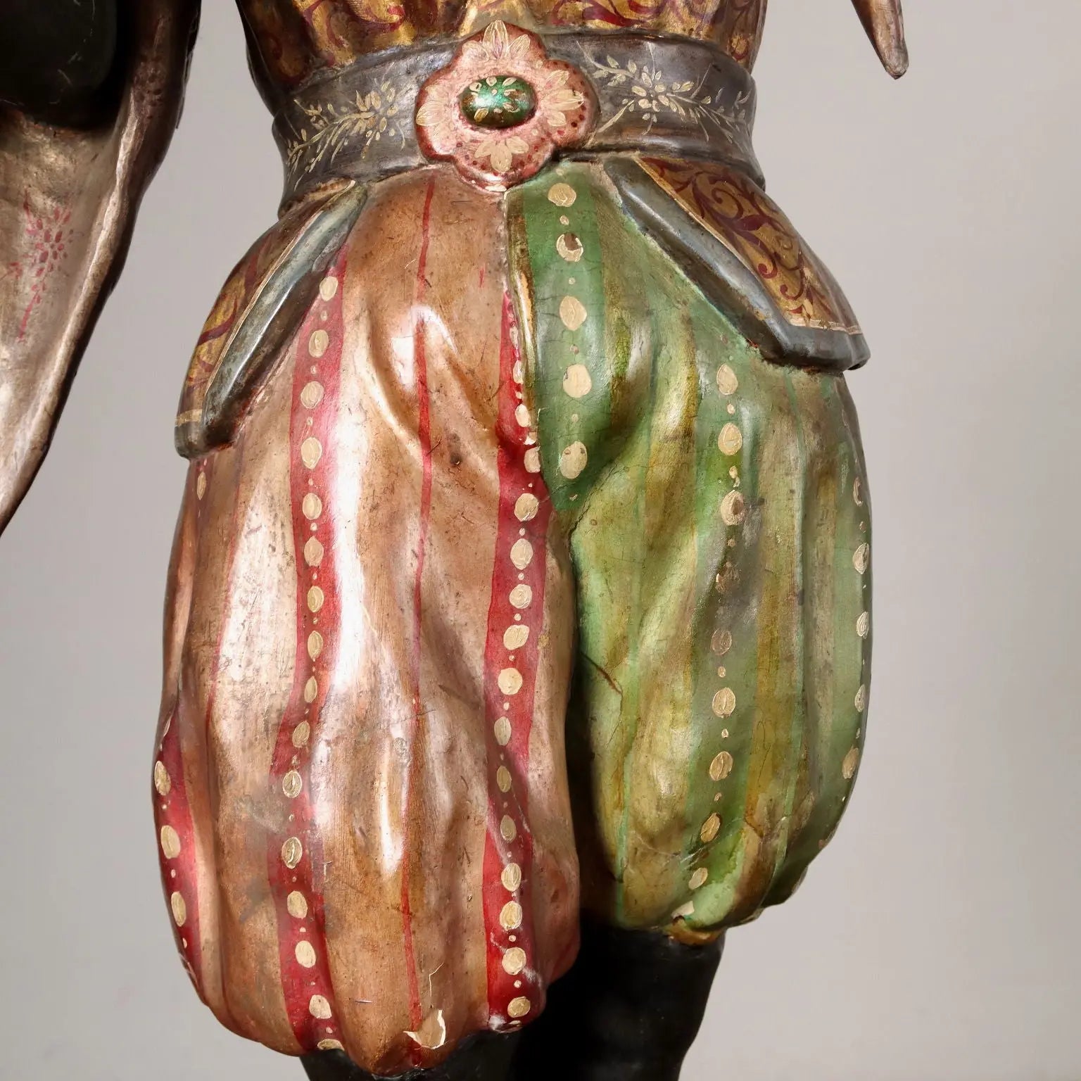 Antique Candle-Holders Painted Wood Italy XIX Century - Venice, Early XIX Century | Art | Antique Art