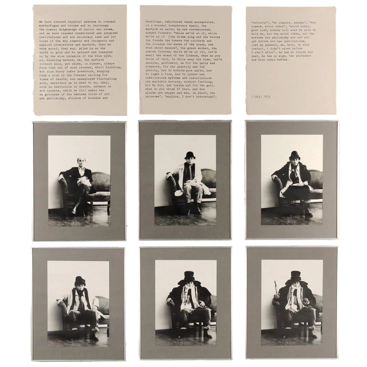 Contemporary Artwork Cioni Carpi 1963/74 Conceptual Art Mixed Techniqu - We created Atypical Systems 1963/74 | Art | Contemporary Art