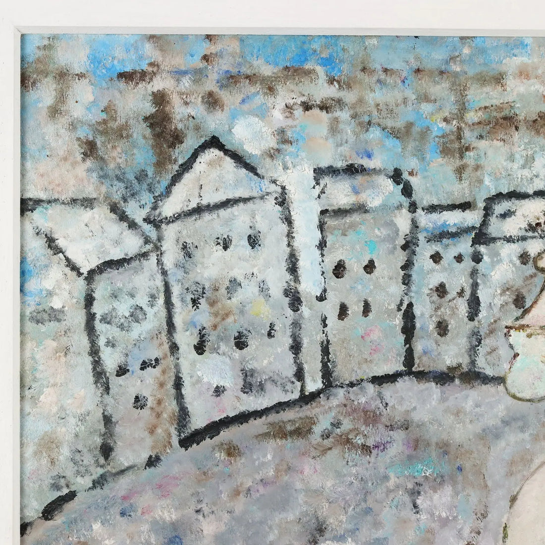Contemporary Painting Copy Signed Rognoni XX Century - Fantastic Vision with Figures | Art | Contemporary Art