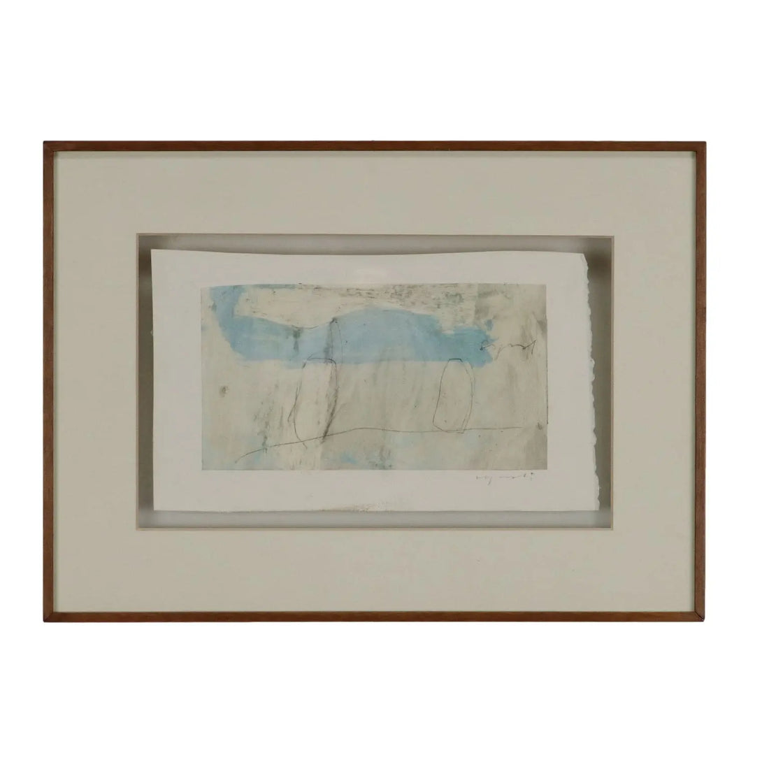 Contemporary Painting Signed Luca Caccioni Mixed Technique 1991 - Segnali 1991 | Art | Contemporary Art