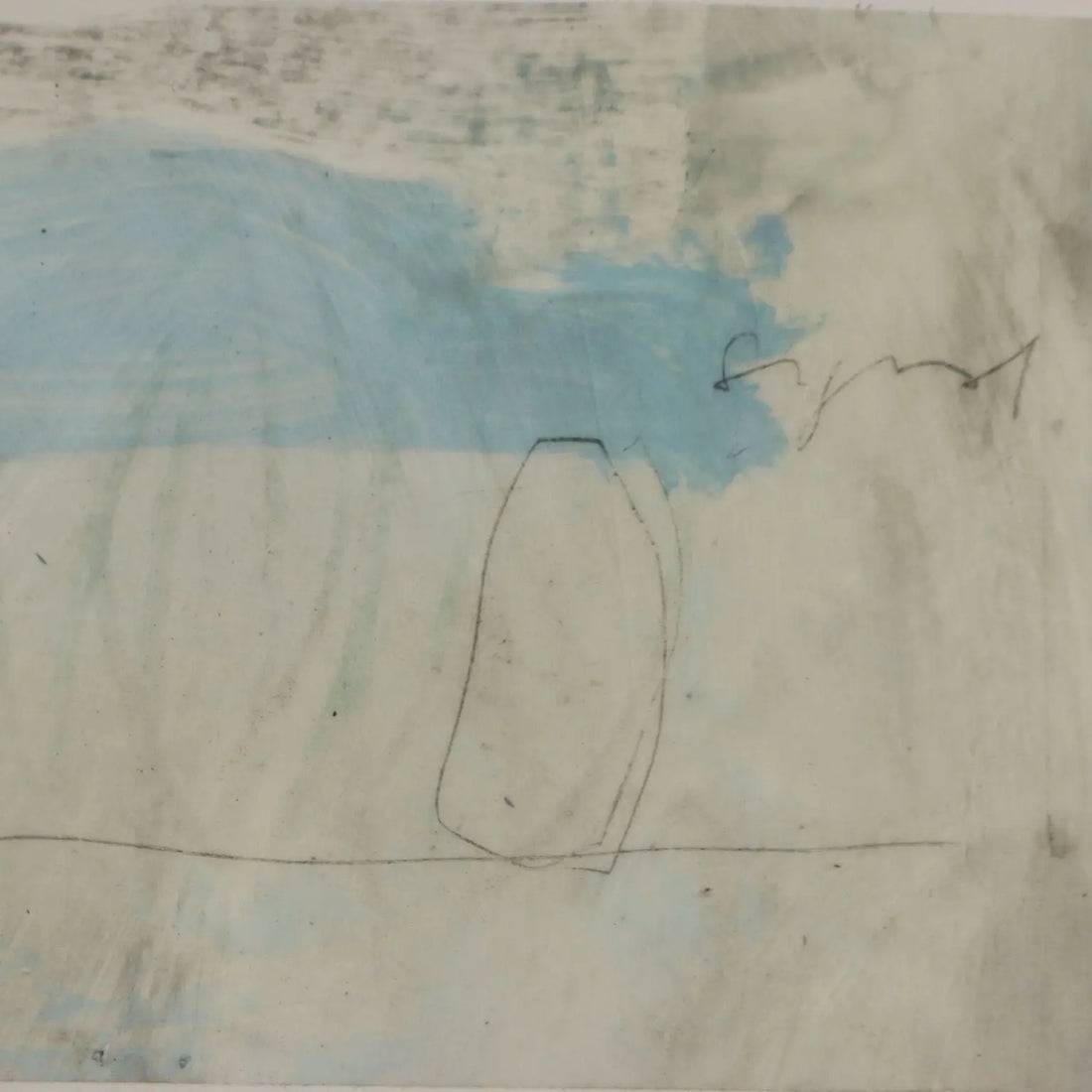 Contemporary Painting Signed Luca Caccioni Mixed Technique 1991 - Segnali 1991 | Art | Contemporary Art
