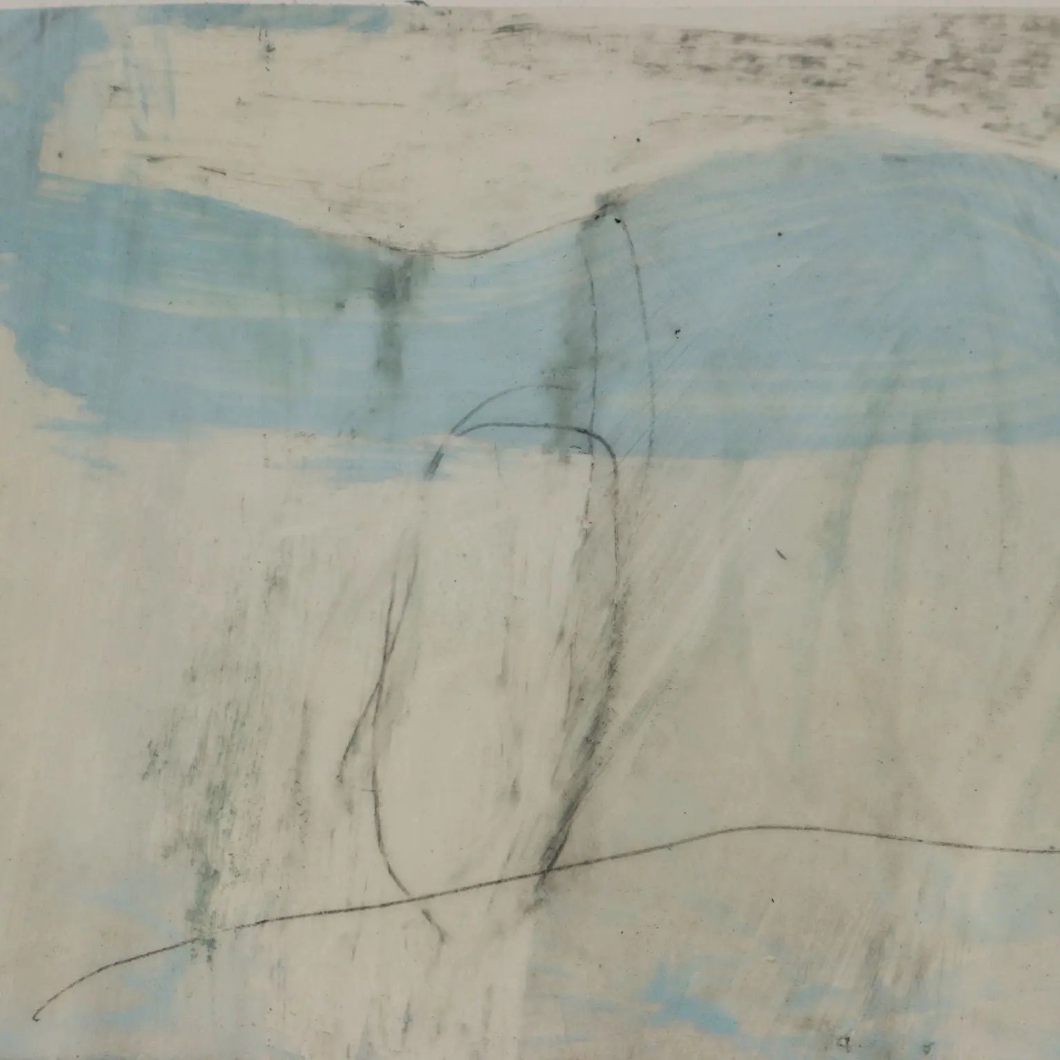 Contemporary Painting Signed Luca Caccioni Mixed Technique 1991 - Segnali 1991 | Art | Contemporary Art