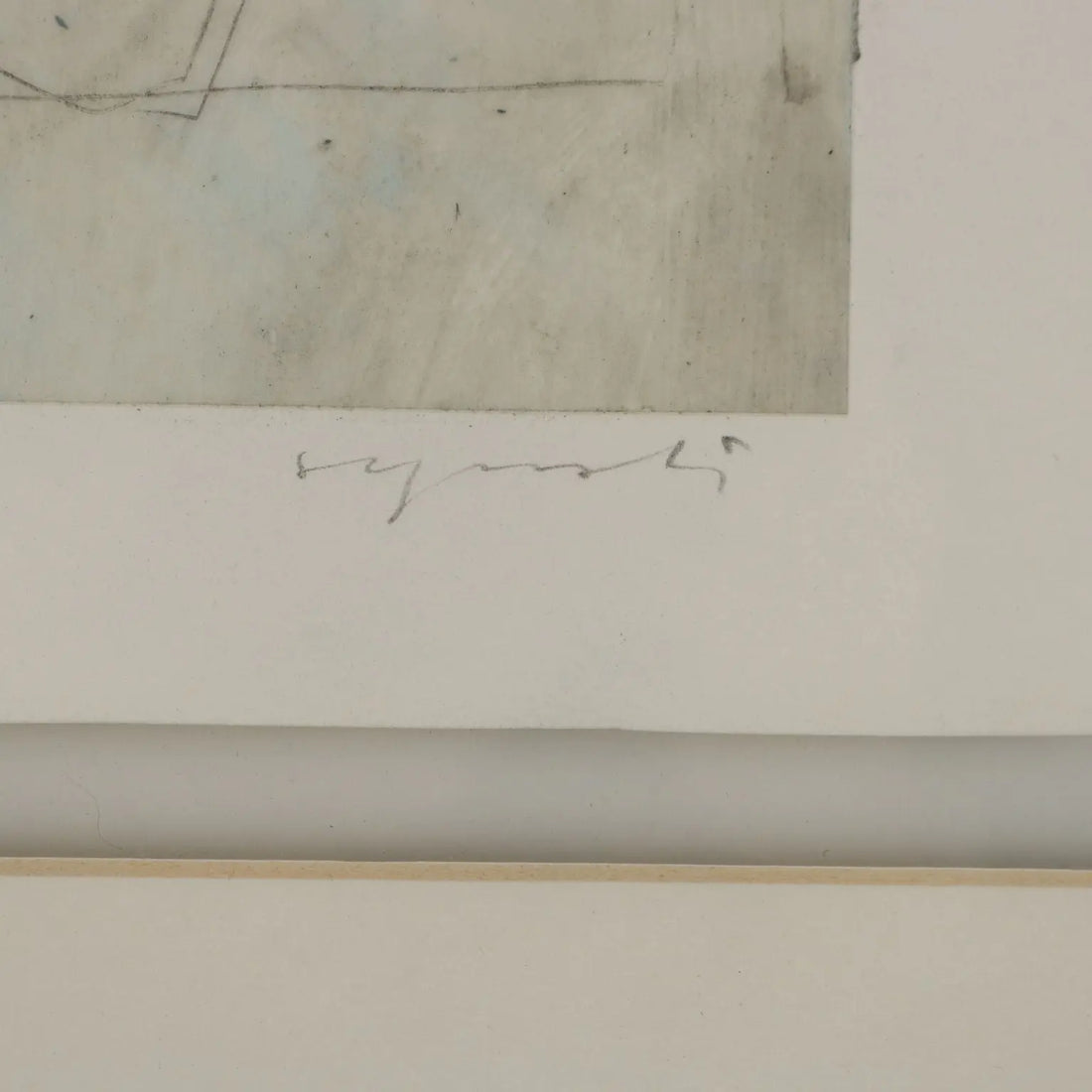 Contemporary Painting Signed Luca Caccioni Mixed Technique 1991 - Segnali 1991 | Art | Contemporary Art