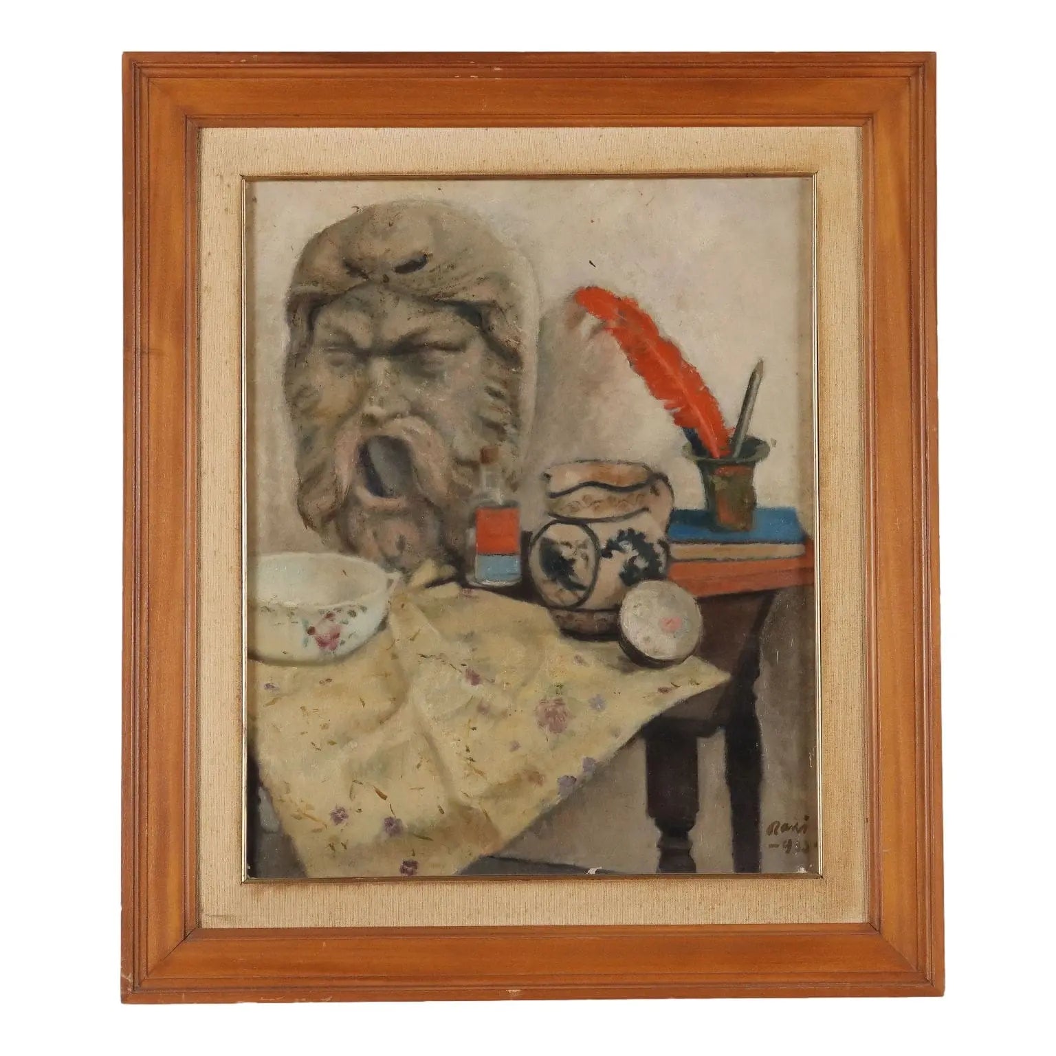Artwork Signed ORAZI Oil on Canvas Composition Collectable 1933 - Composition, 1933 | Art | Contemporary Art