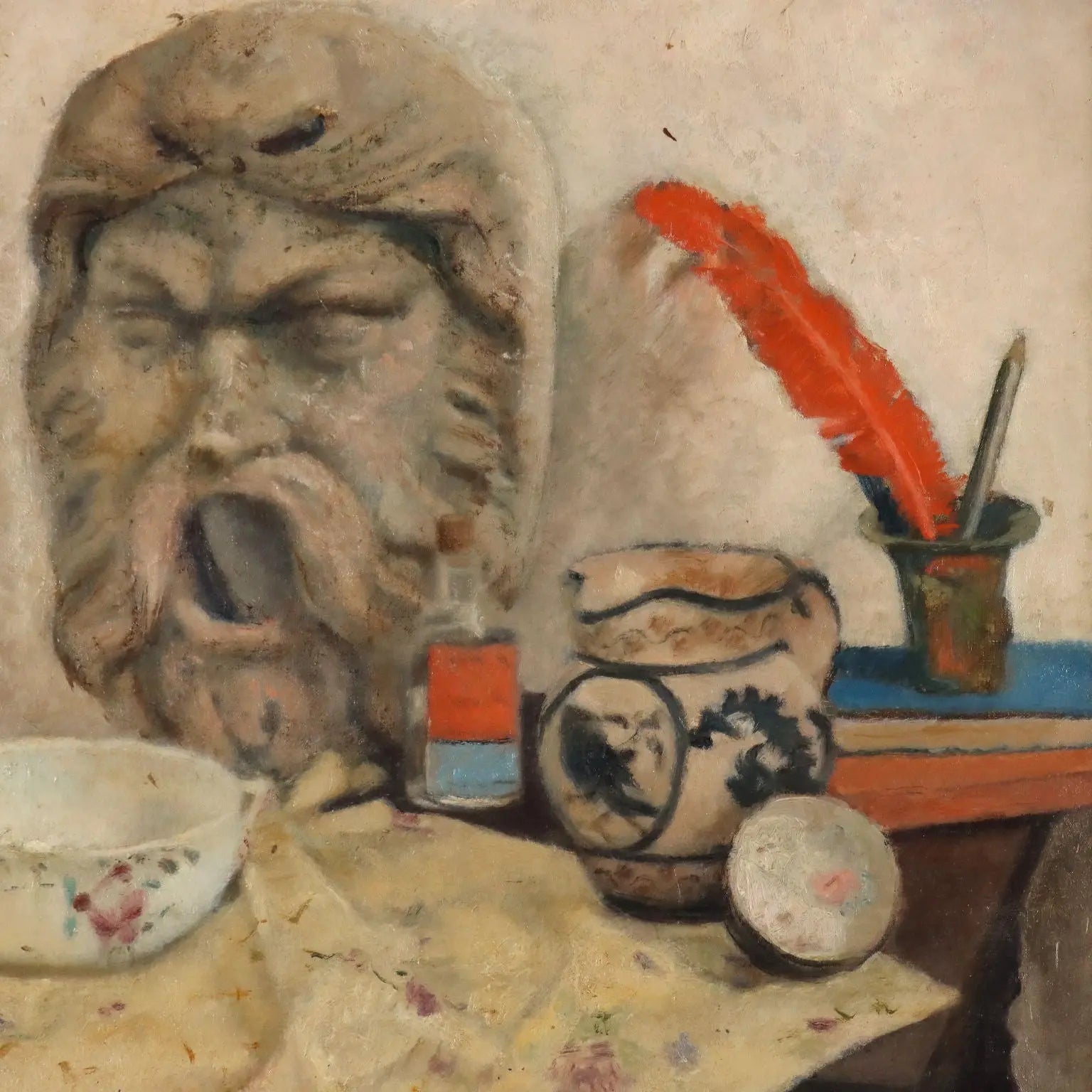 Artwork Signed ORAZI Oil on Canvas Composition Collectable 1933 - Composition, 1933 | Art | Contemporary Art