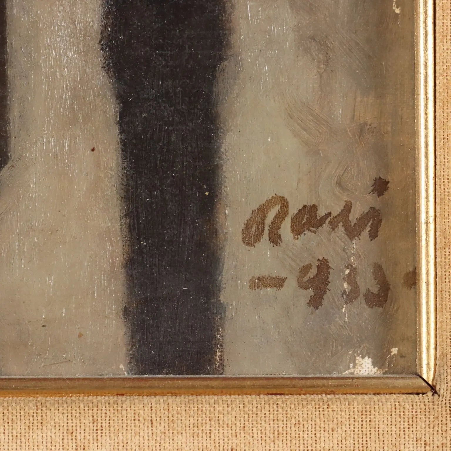 Artwork Signed ORAZI Oil on Canvas Composition Collectable 1933 - Composition, 1933 | Art | Contemporary Art