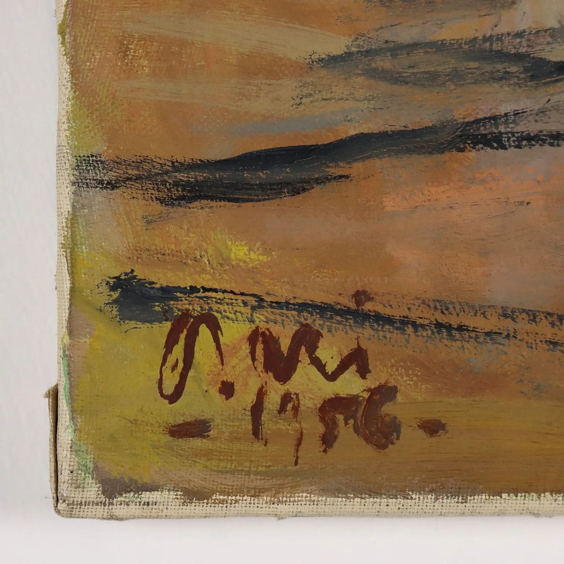 Mexican Pesant Woman Modern Painting Signed ORAZI 1956 - Mexican Peasant Figure 1956 | Art | Contemporary Art