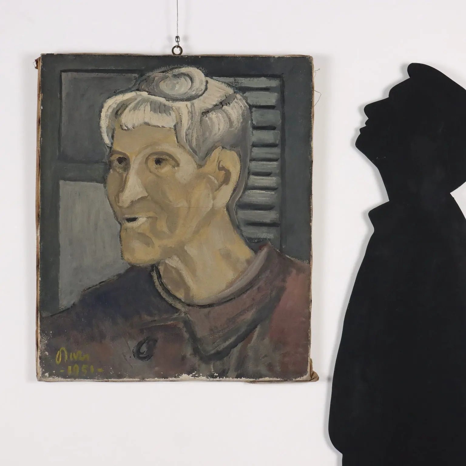 Portrait of a Woman 1951 Painted Signed Orazi Modernism Art - Portrait of a Woman 1951 | Art | Contemporary Art