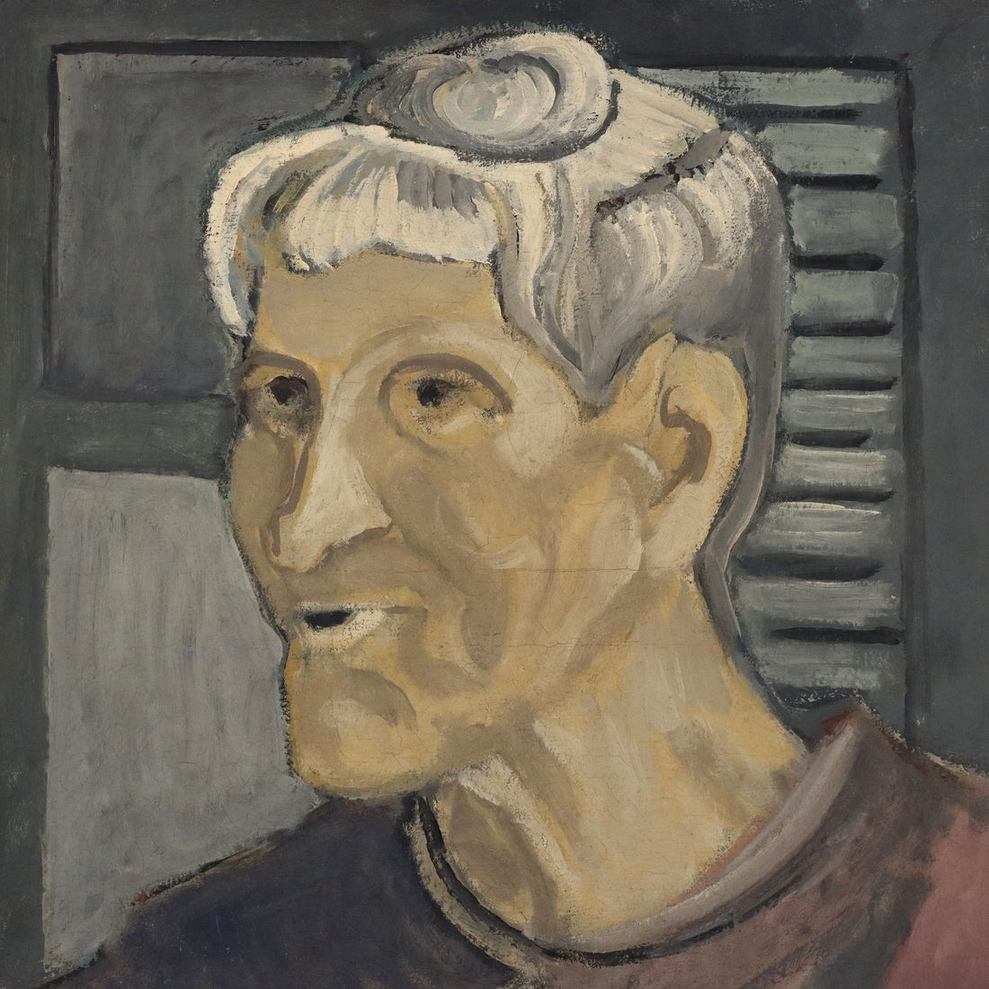 Portrait of a Woman 1951 Painted Signed Orazi Modernism Art - Portrait of a Woman 1951 | Art  Contemporary Art