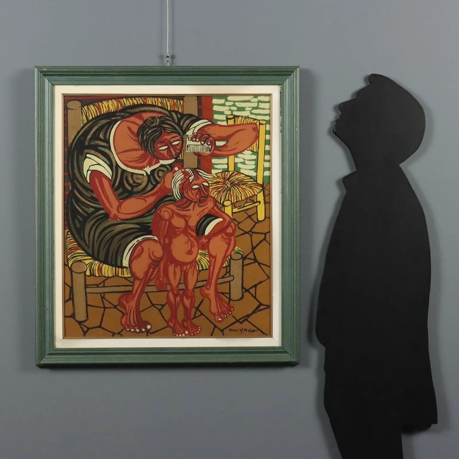 Mother with Child Giuseppe Migneco Contemporary Painting XX Century - Mother with Child | Art | Contemporary Art