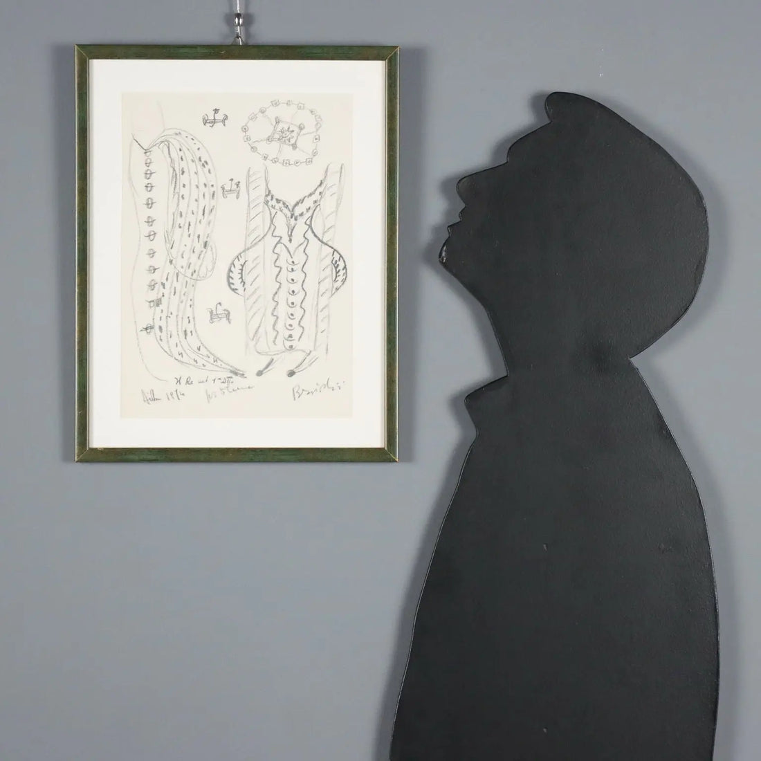 Contemporary Drawing by Remo Brindisi Sketch for the Aida 1974 - Sketch for the costumes of "Aida", 1974 | Art | Contemporary Art