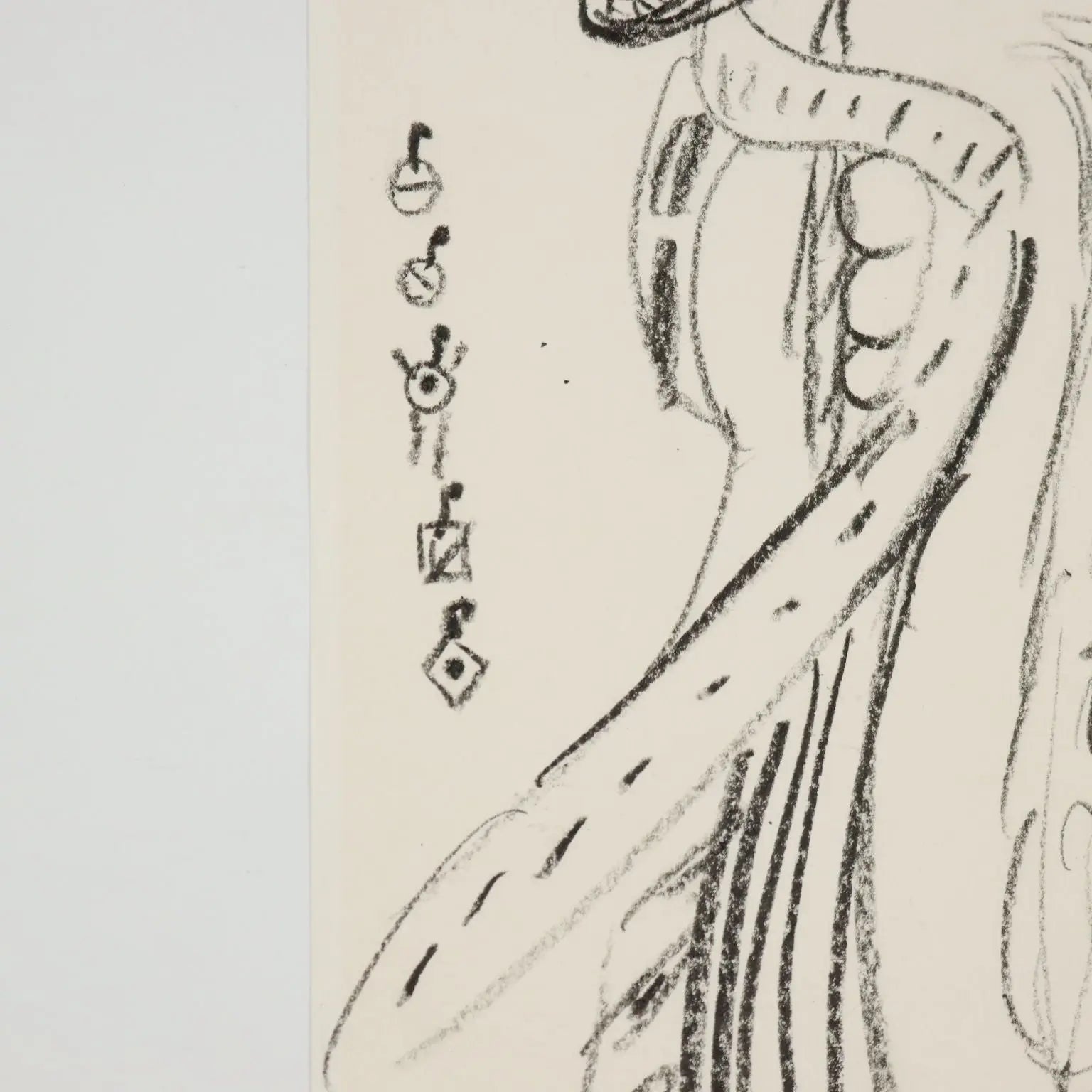 Sketches for Aida Drawing Signed Remo Brindisi Italy 1974 - Sketches  for "Aida" 1974 | Art | Contemporary Art