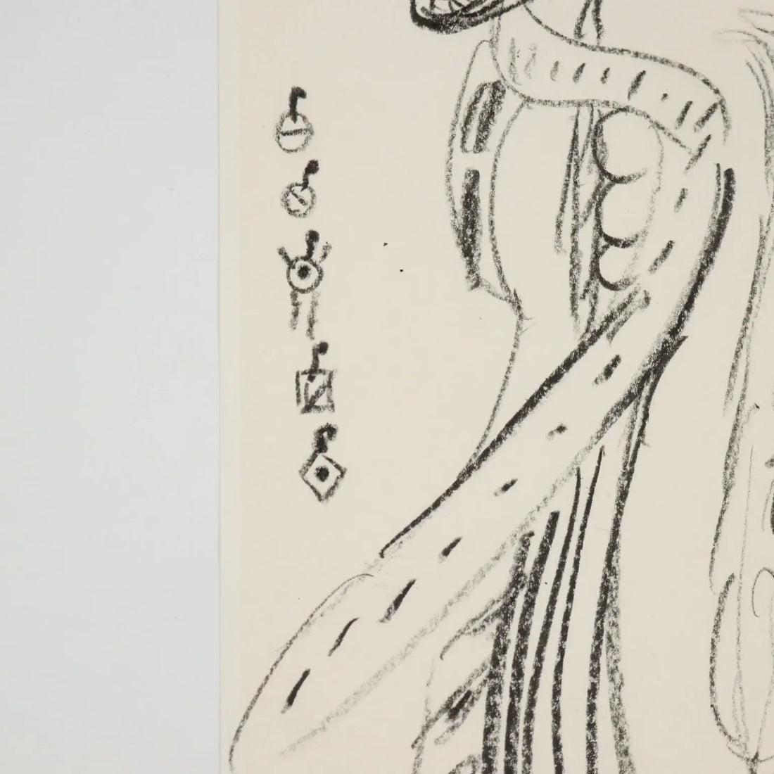 Sketches for Aida Drawing Signed Remo Brindisi Italy 1974 - Sketches  for "Aida" 1974 | Art | Contemporary Art