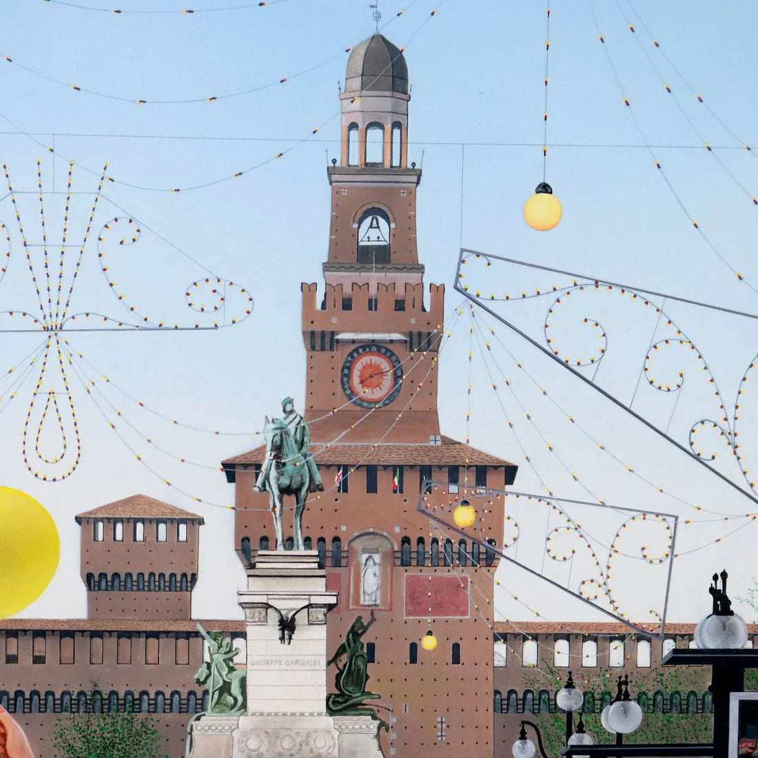 Contemporary Painting Glimpse of Milan Oil on Canvas Italy 2007 | Art | Contemporary Art