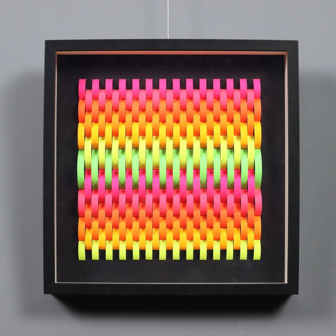 Contemporary Artwork Signed Dario Zaffaroni Italy 2019 - Fluorescent Polychrome Dynamics, 2019 | Art | Contemporary Art