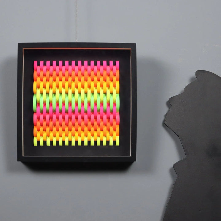 Contemporary Artwork Signed Dario Zaffaroni Italy 2019 - Fluorescent Polychrome Dynamics, 2019 | Art | Contemporary Art