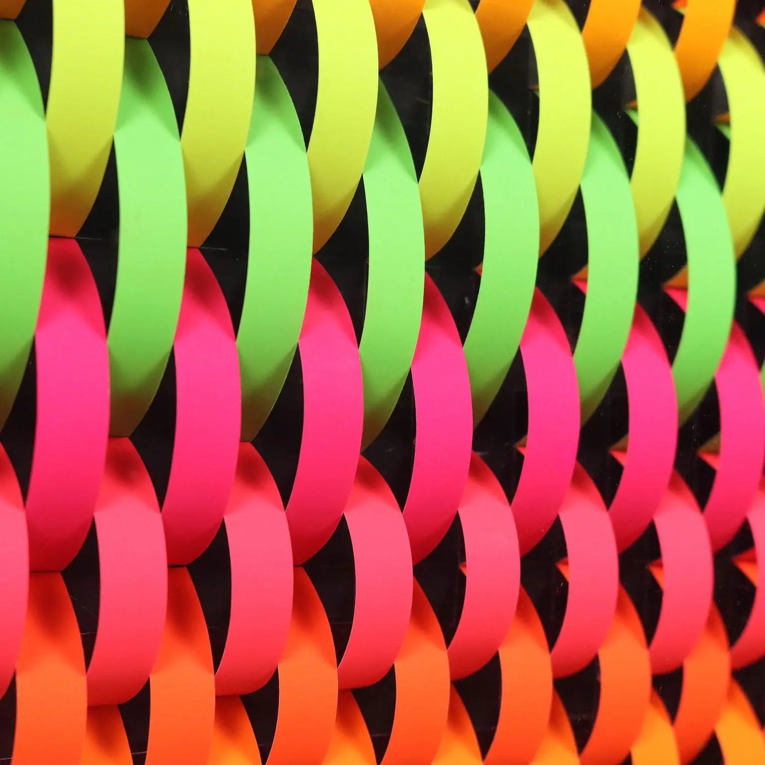 Contemporary Artwork Signed Dario Zaffaroni Italy 2019 - Fluorescent Polychrome Dynamics, 2019 | Art | Contemporary Art