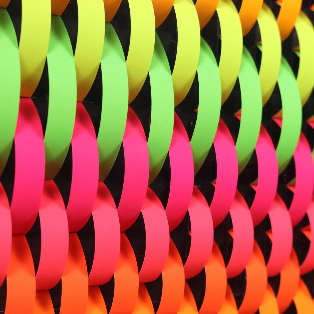 Contemporary Artwork Signed Dario Zaffaroni Italy 2019 - Fluorescent Polychrome Dynamics, 2019 | Art | Contemporary Art