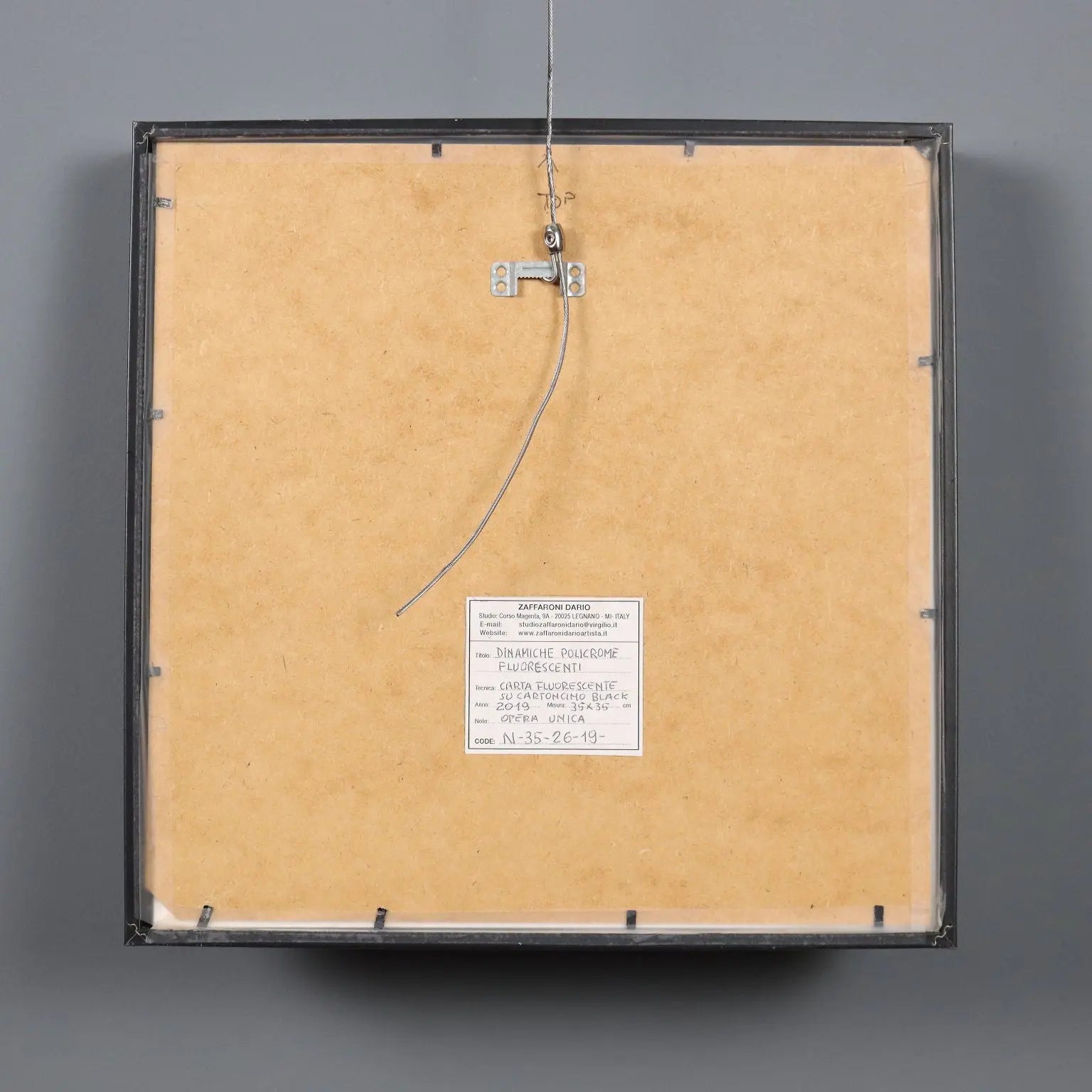 Contemporary Artwork Signed Dario Zaffaroni Italy 2019 - Fluorescent Polychrome Dynamics, 2019 | Art | Contemporary Art