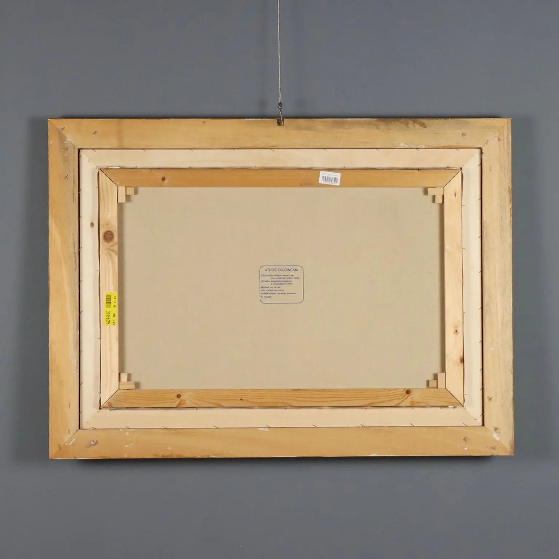 Athos Faccincani Silkscreen in Gilded Frame