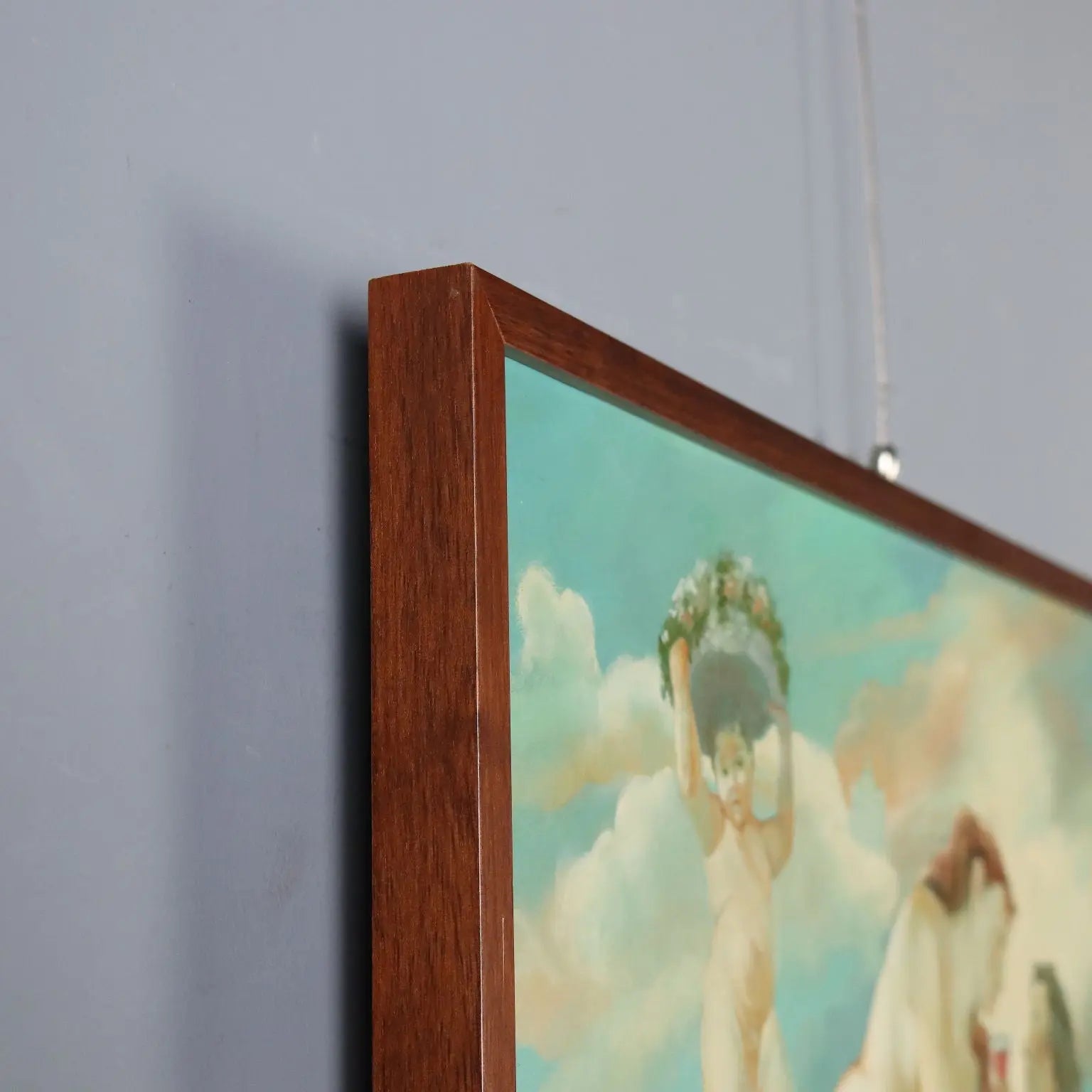 Contemporary Painting Signed A. Cappuccio Homage to Davide Campari 1987