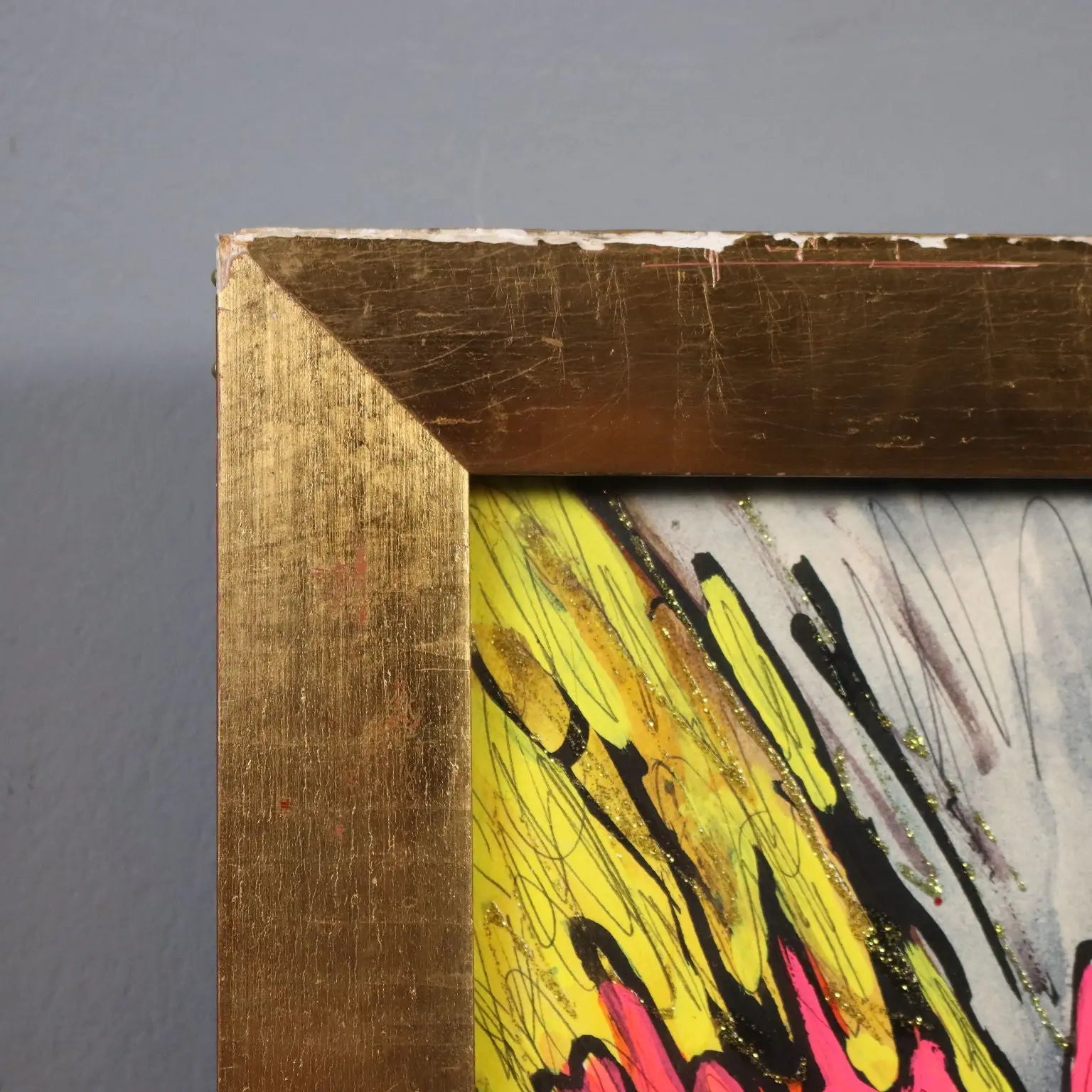 Contemporary Painting Carlos Zerpa Acrylic on Cardboard 1985