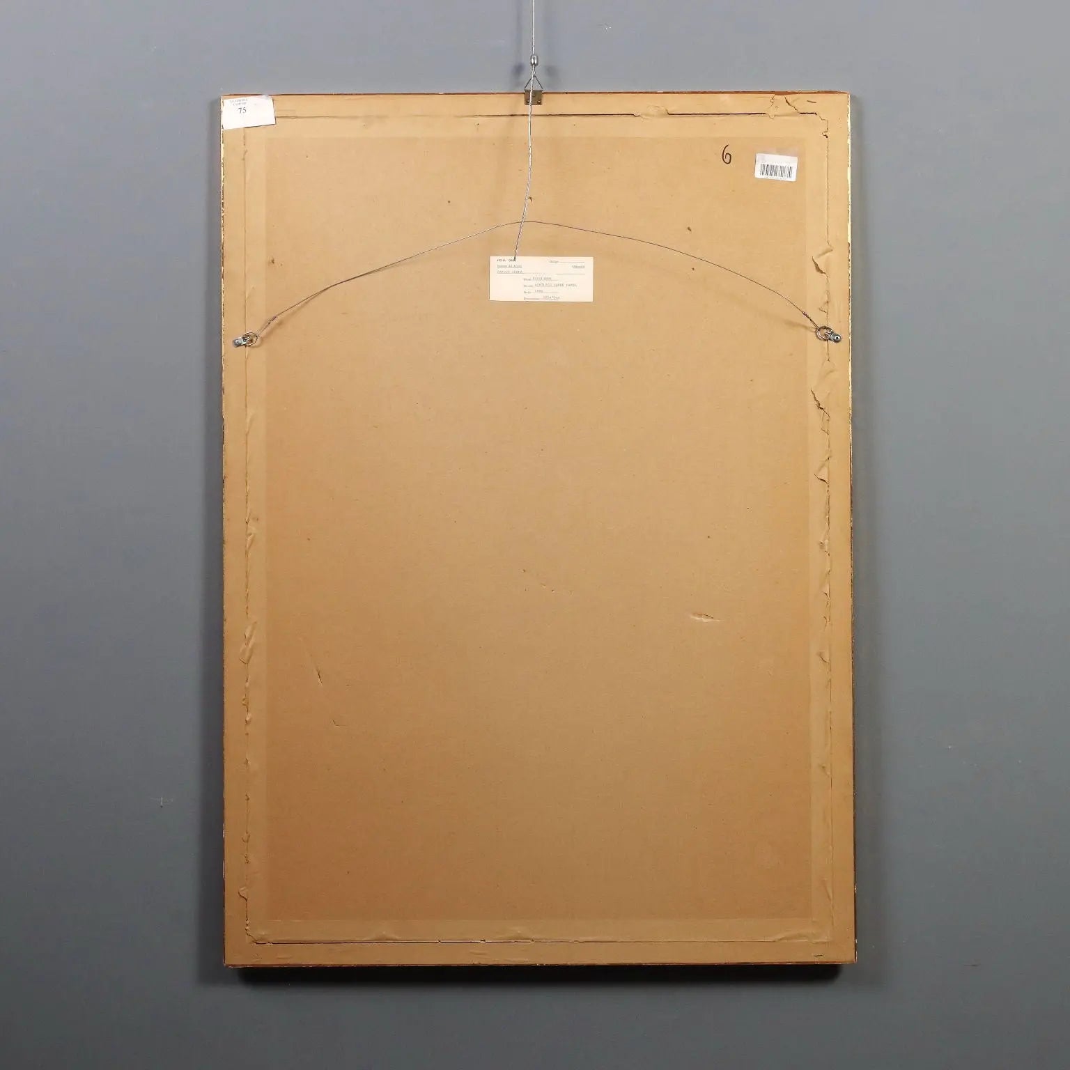 Contemporary Painting Carlos Zerpa Acrylic on Cardboard 1985