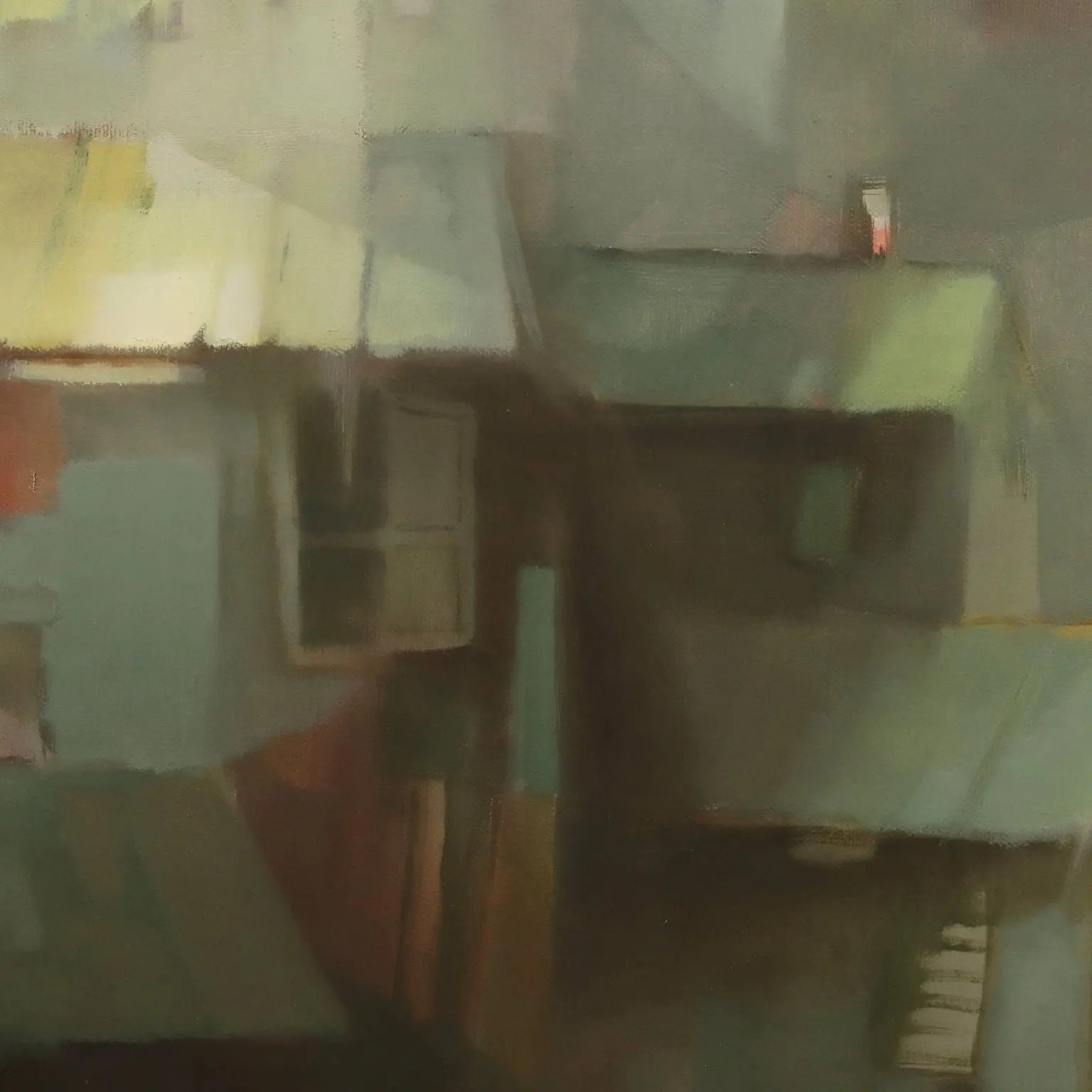 Contemporary Painting Signed Davide Roncarà Landscape XX Century