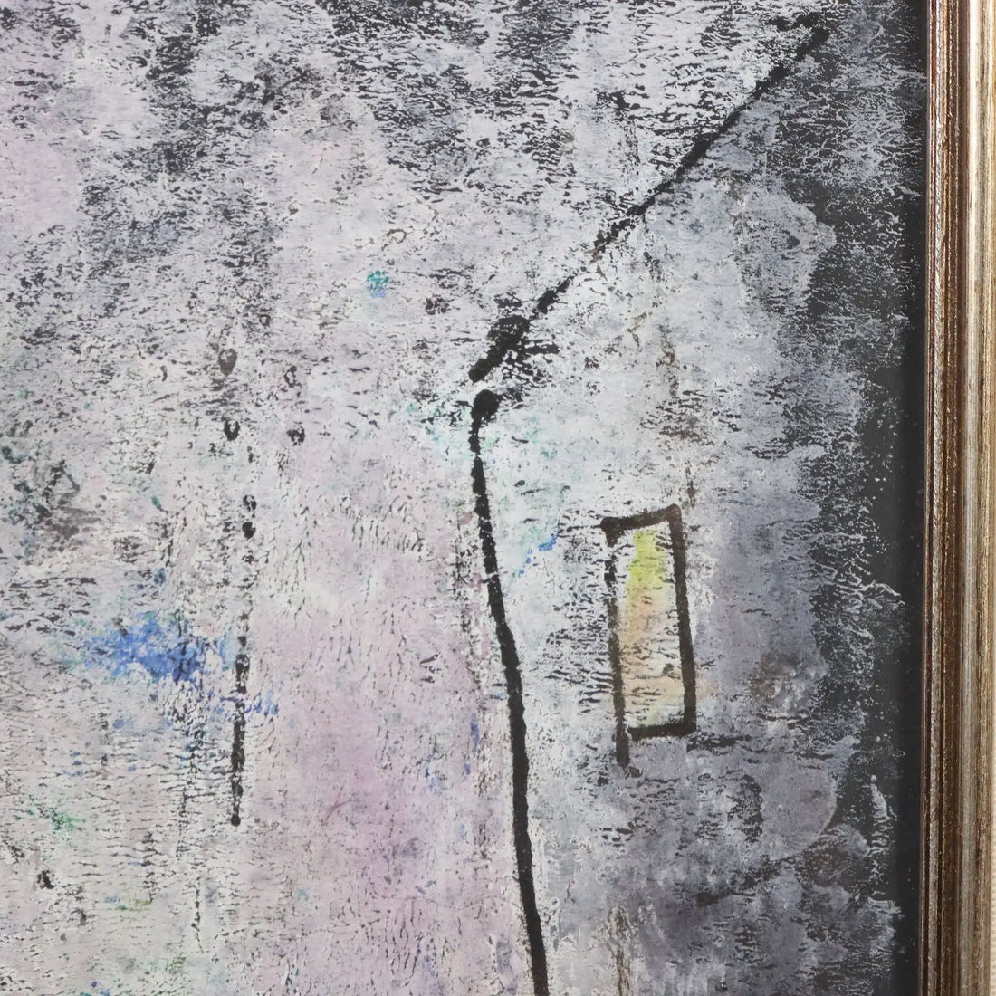 Contemporary Painting Signed Franco Rognoni Mixed Technique '900
