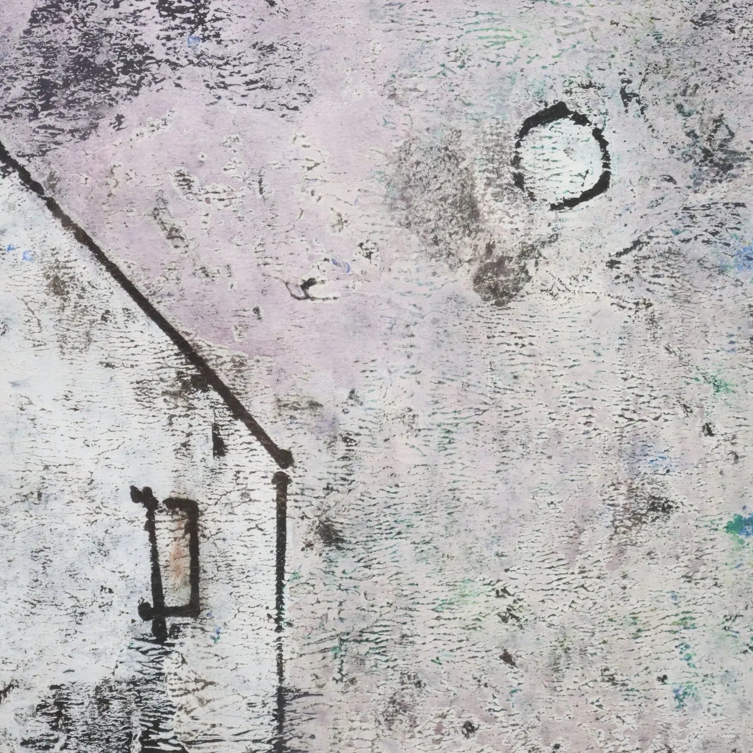 Contemporary Painting Signed Franco Rognoni Mixed Technique '900