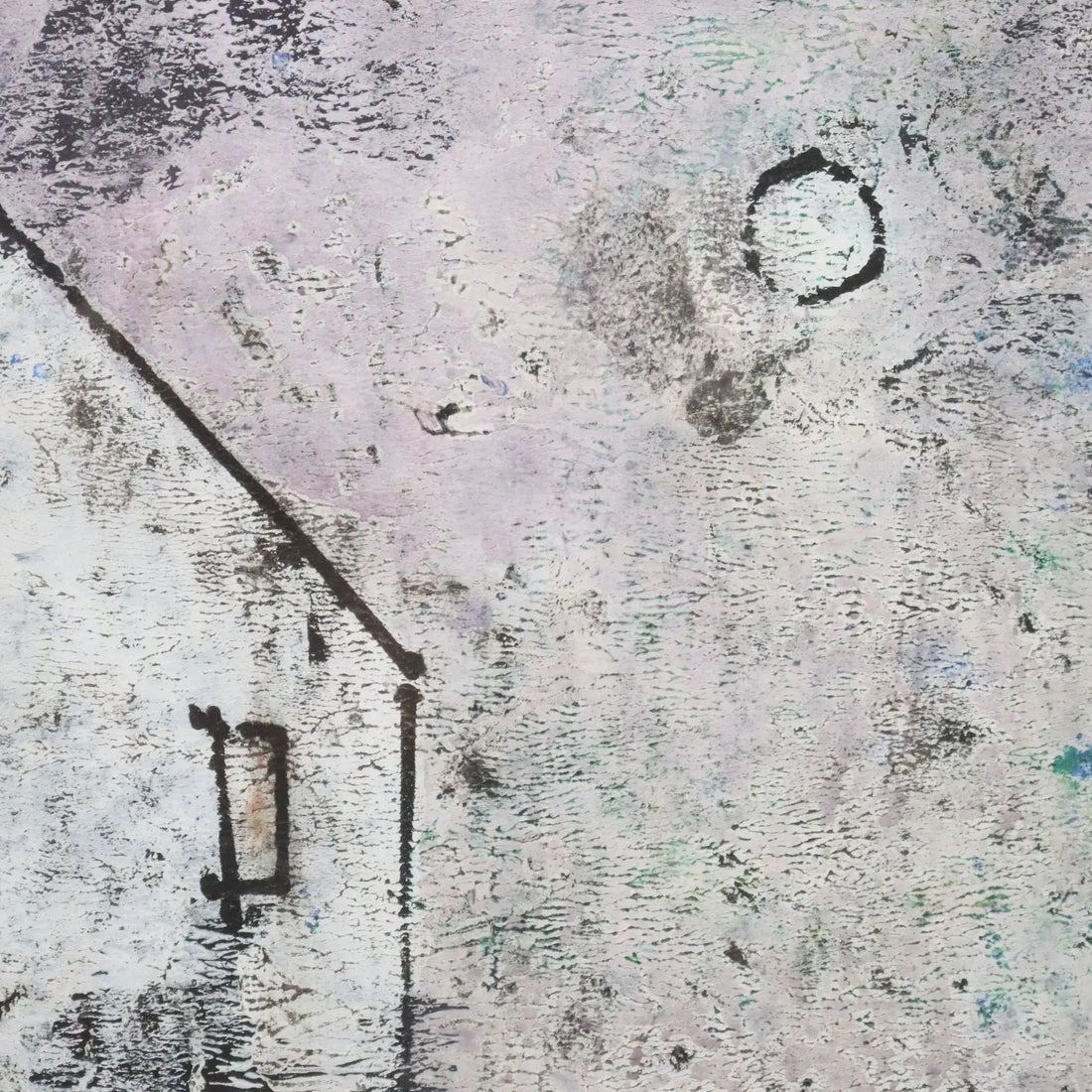 Contemporary Painting Signed Franco Rognoni Mixed Technique '900